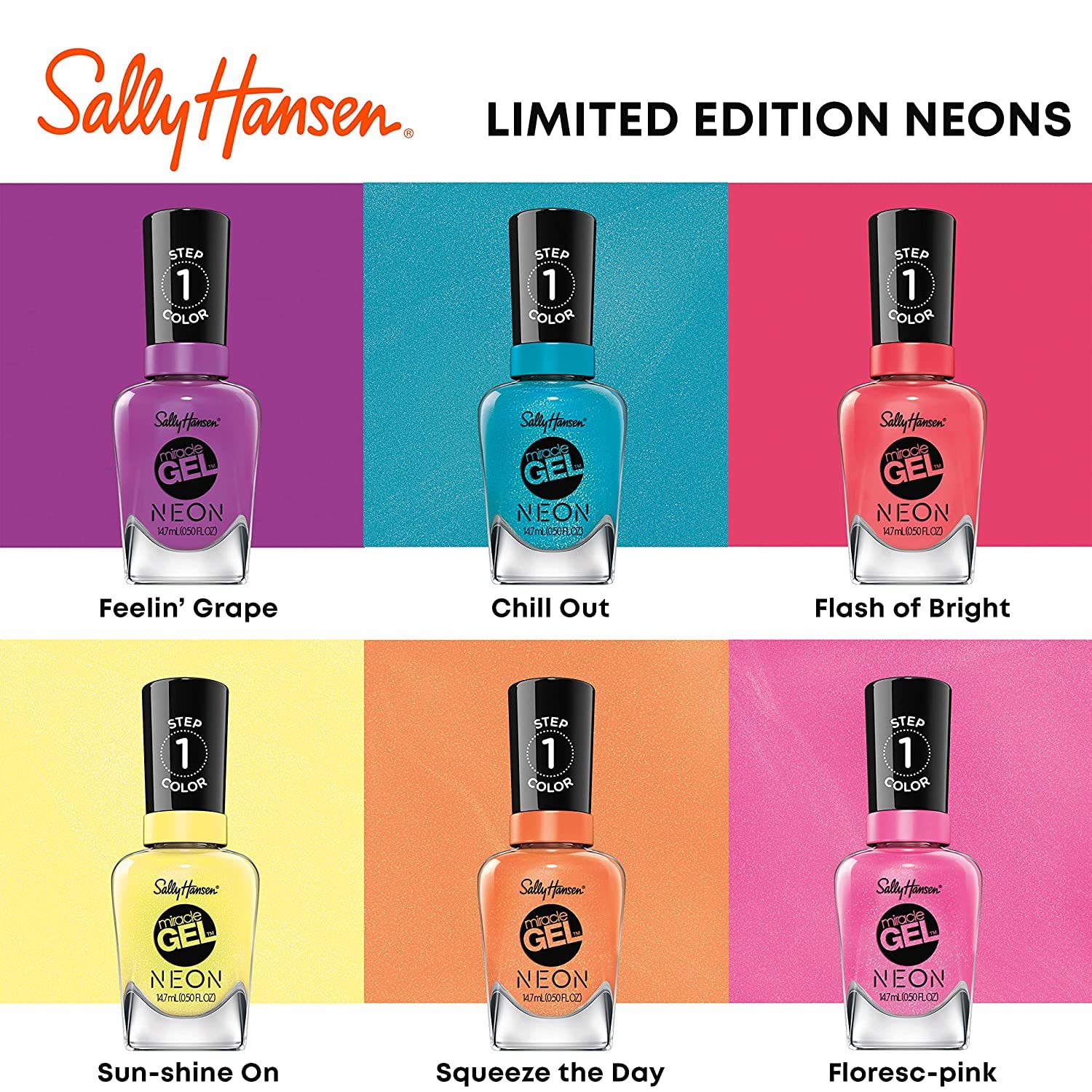 Foto 5 pulgar | Esmalte De Uñas Sally Hansen Miracle Gel™ Lemonchillo Yellow - Venta Internacional.