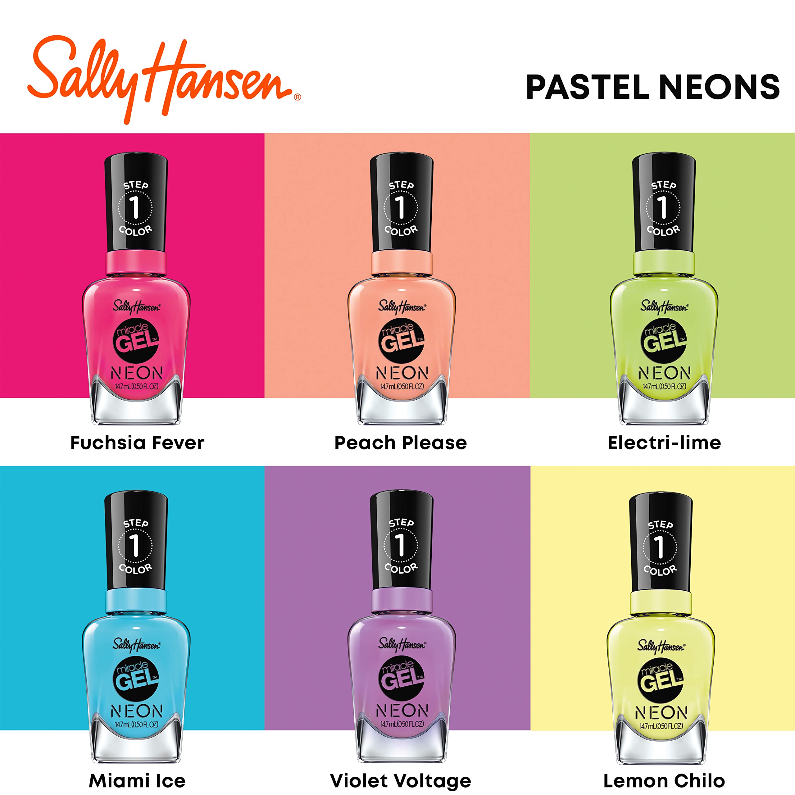 Foto 6 pulgar | Esmalte De Uñas Sally Hansen Miracle Gel™ Lemonchillo Yellow - Venta Internacional.