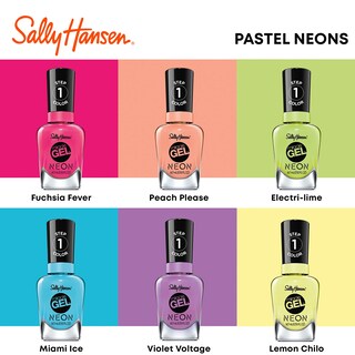 Foto 5 | Esmalte De Uñas Sally Hansen Miracle Gel™ Lemonchillo Yellow - Venta Internacional.