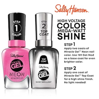 Foto 2 | Esmalte De Uñas Sally Hansen Miracle Gel Electri-lime Green - Venta Internacional.