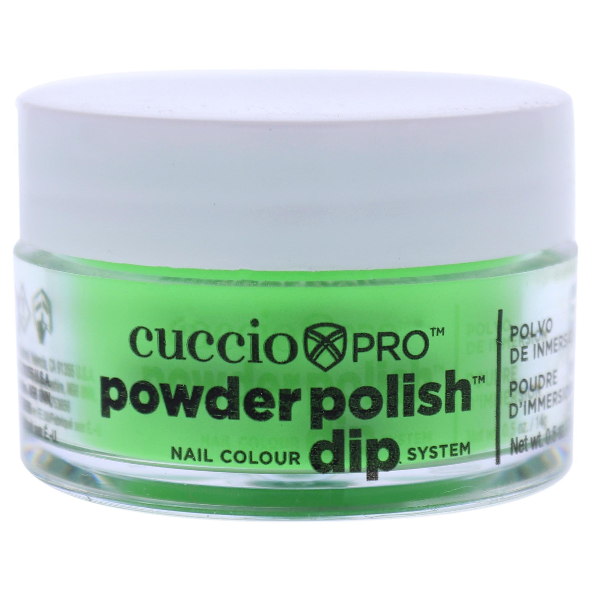 Esmalte De Uñas En Polvo Cuccio Colour Neon Green 15 Ml - Venta Internacional.