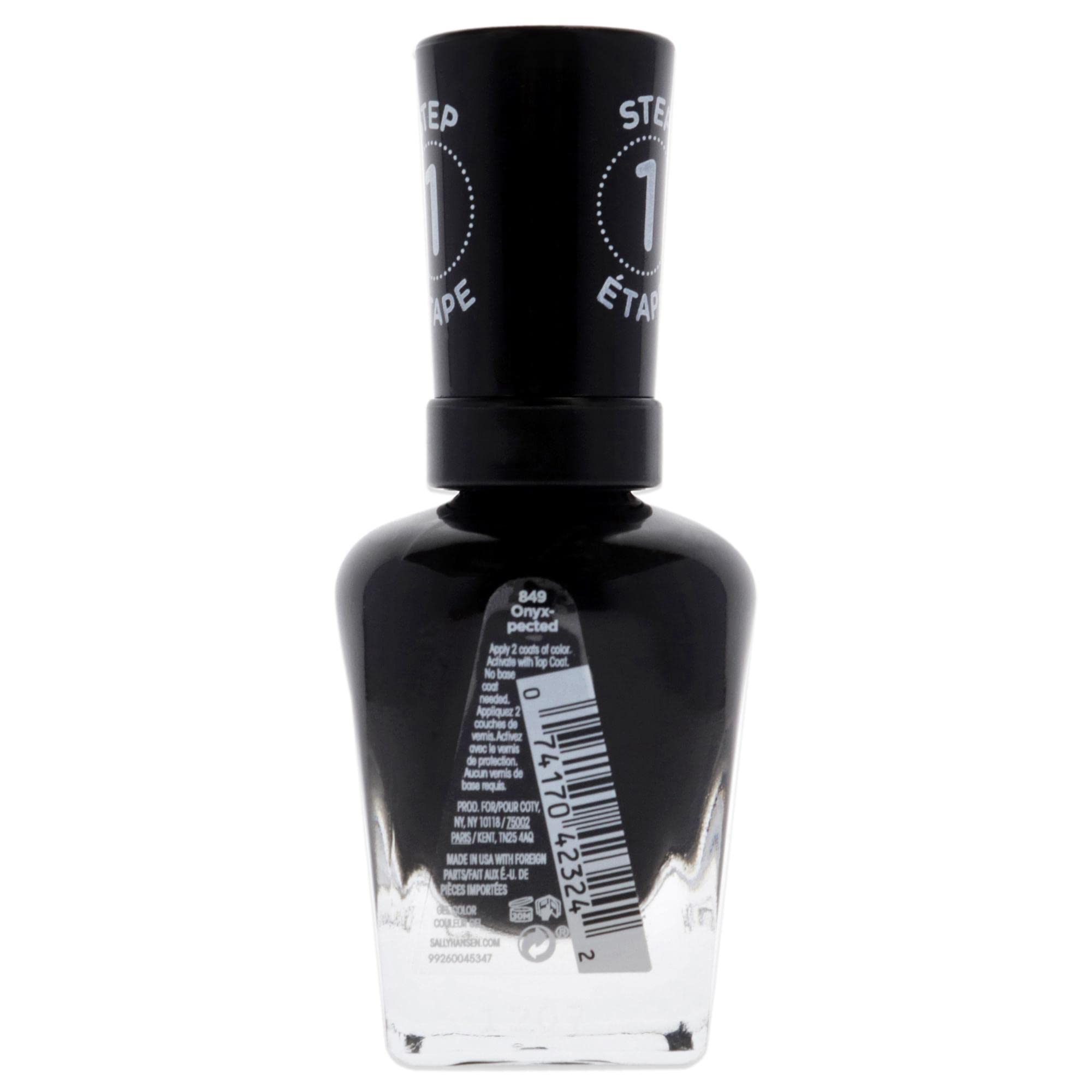 Foto 3 pulgar | Esmalte De Uñas Sally Hansen Miracle Gel Onyx-pected 849 X3 - Venta Internacional.