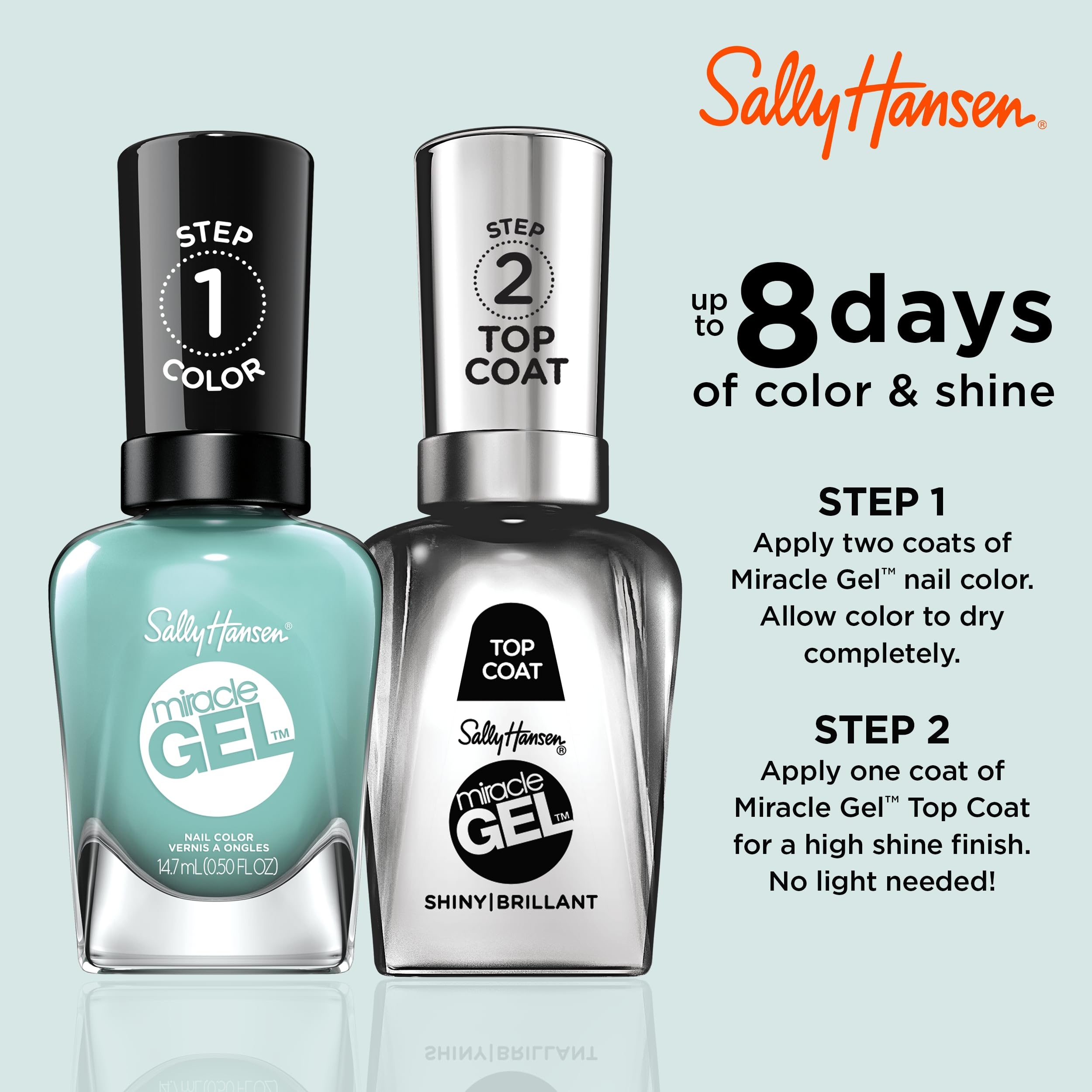 Foto 5 | Esmalte De Uñas Sally Hansen Miracle Gel™ Mintage Green - Venta Internacional.