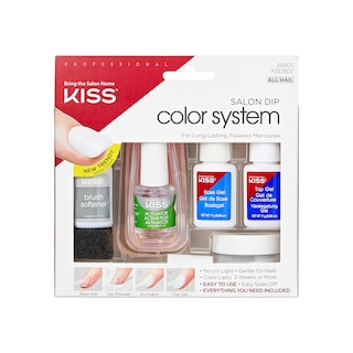 Foto 1 | Kit De Uñas Kiss Salon Dip Color System «all Hail» Con Lámpara Uv - Venta Internacional.