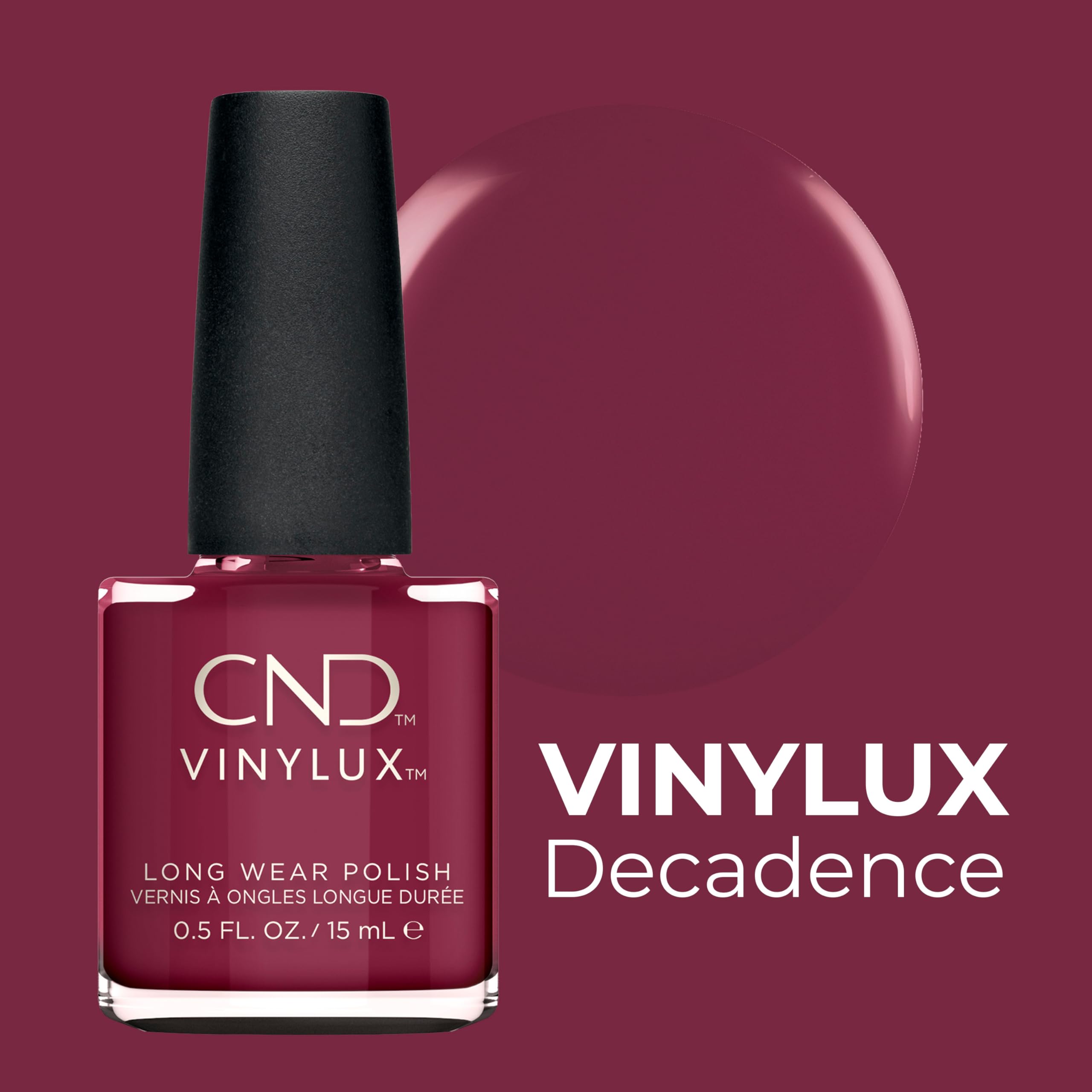 Foto 3 pulgar | Esmalte De Uñas Cnd Vinylux Longwear Decadence 15 Ml Rojo - Venta Internacional.