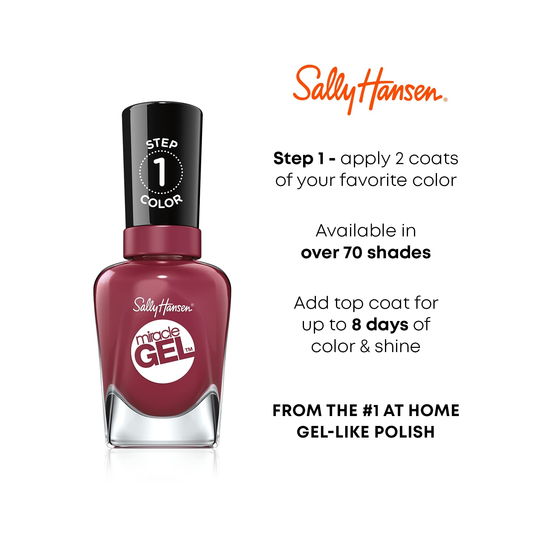 Foto 6 pulgar | Esmalte De Uñas Sally Hansen Miracle Gel™ Love At First Flight - Venta Internacional.