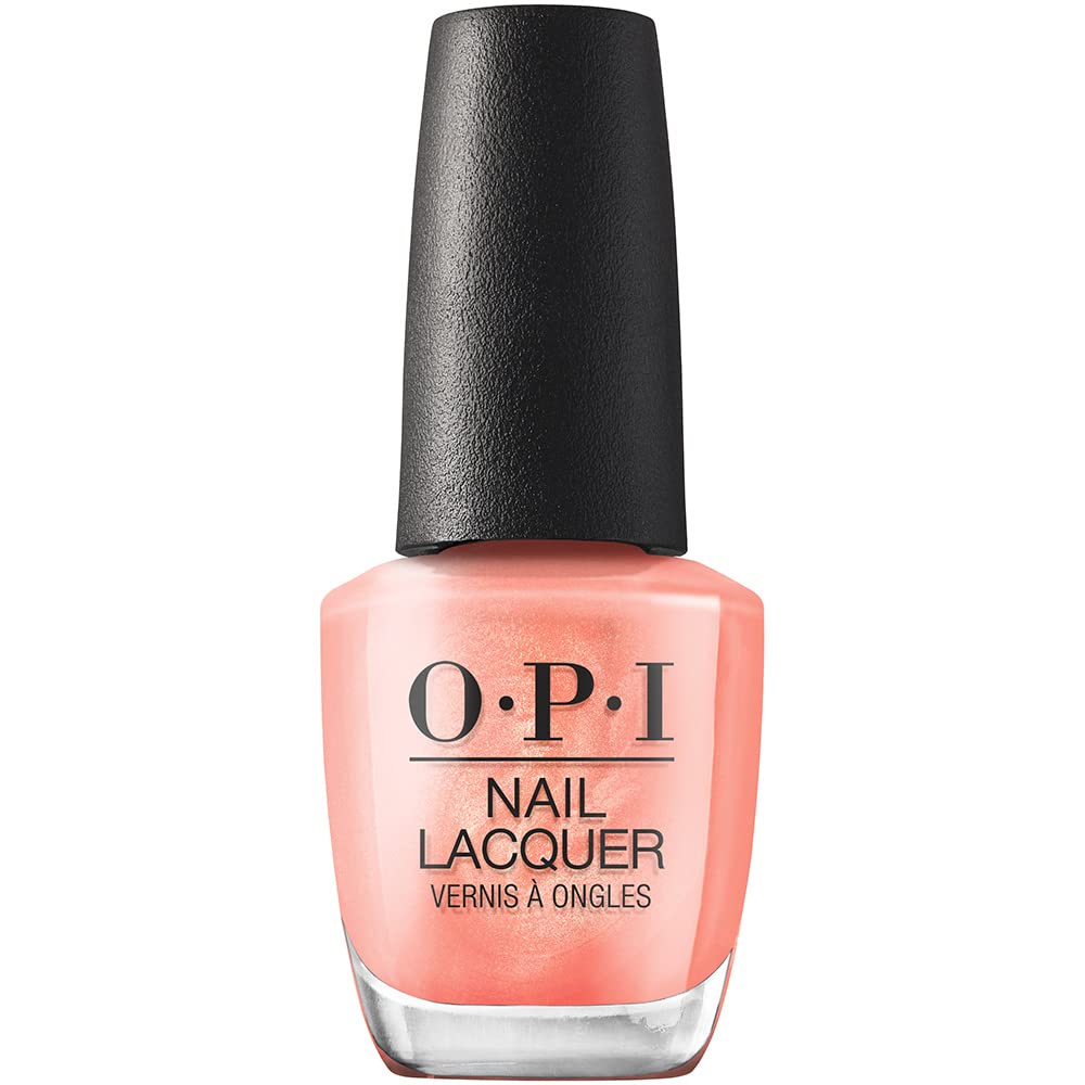 Esmalte De Uñas Opi Nail Lacquer Data Peach Sheer Bright Orange - Venta Internacional.