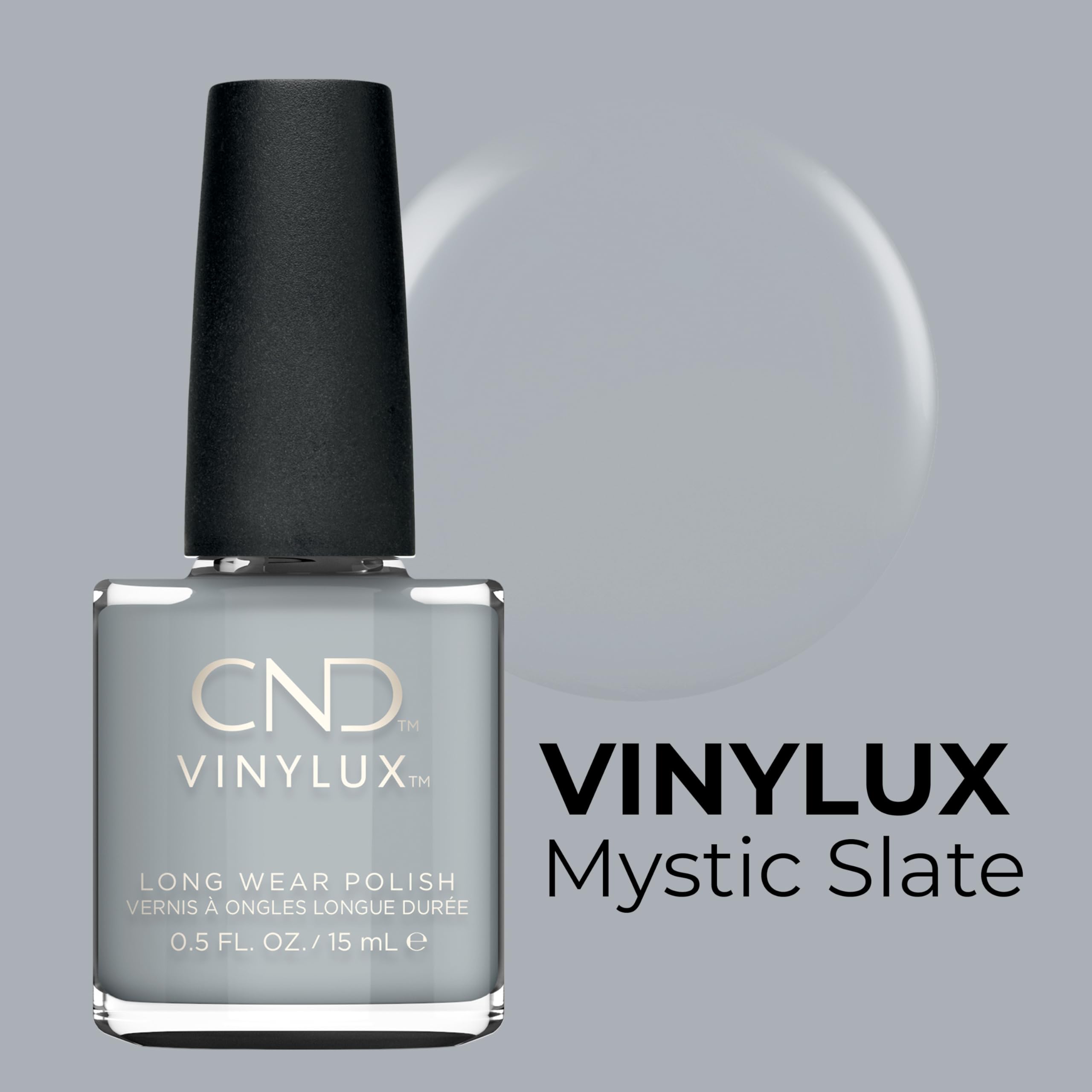 Foto 3 pulgar | Esmalte de Uñas CND Vinylux Longwear Mystic Slate 15 ml - Venta Internacional