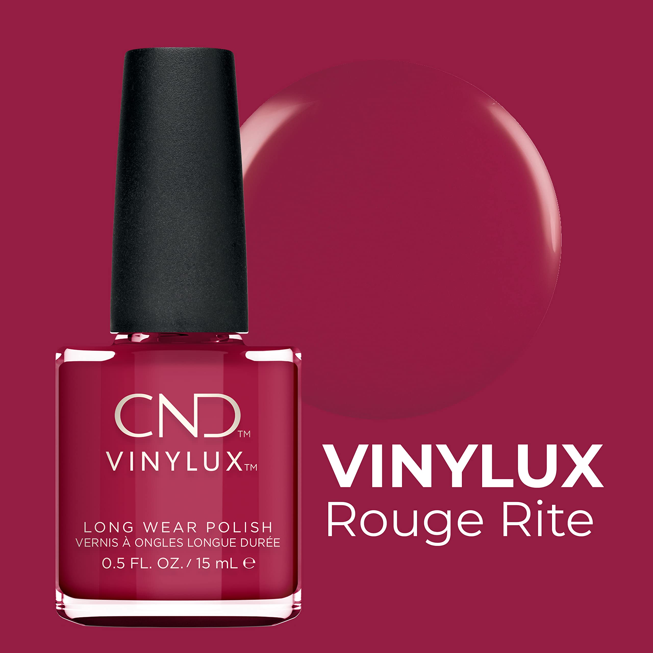 Foto 3 pulgar | Esmalte De Uñas Cnd Vinylux Longwear Rouge Rite 15ml - Venta Internacional.