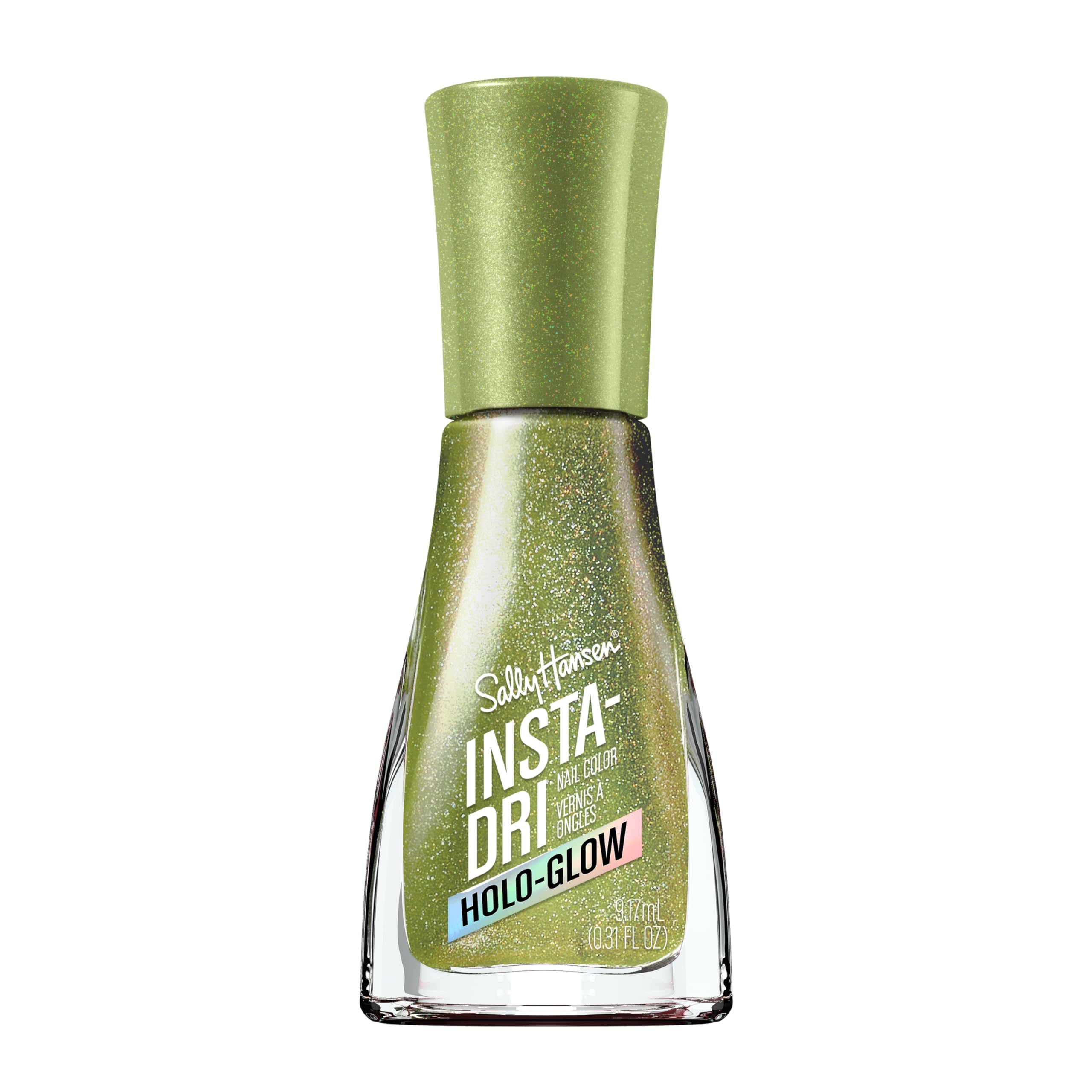 Foto 2 pulgar | Esmalte De Uñas Sally Hansen Insta-dri  Holo-glow Limelight Green - Venta Internacional.