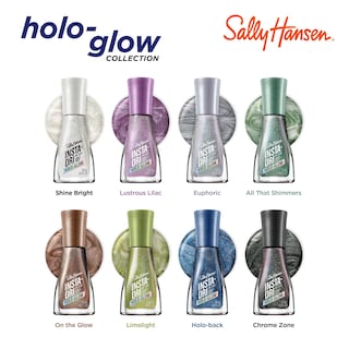 Foto 4 | Esmalte De Uñas Sally Hansen Insta-dri Holo-glow Limelight Green - Venta Internacional.
