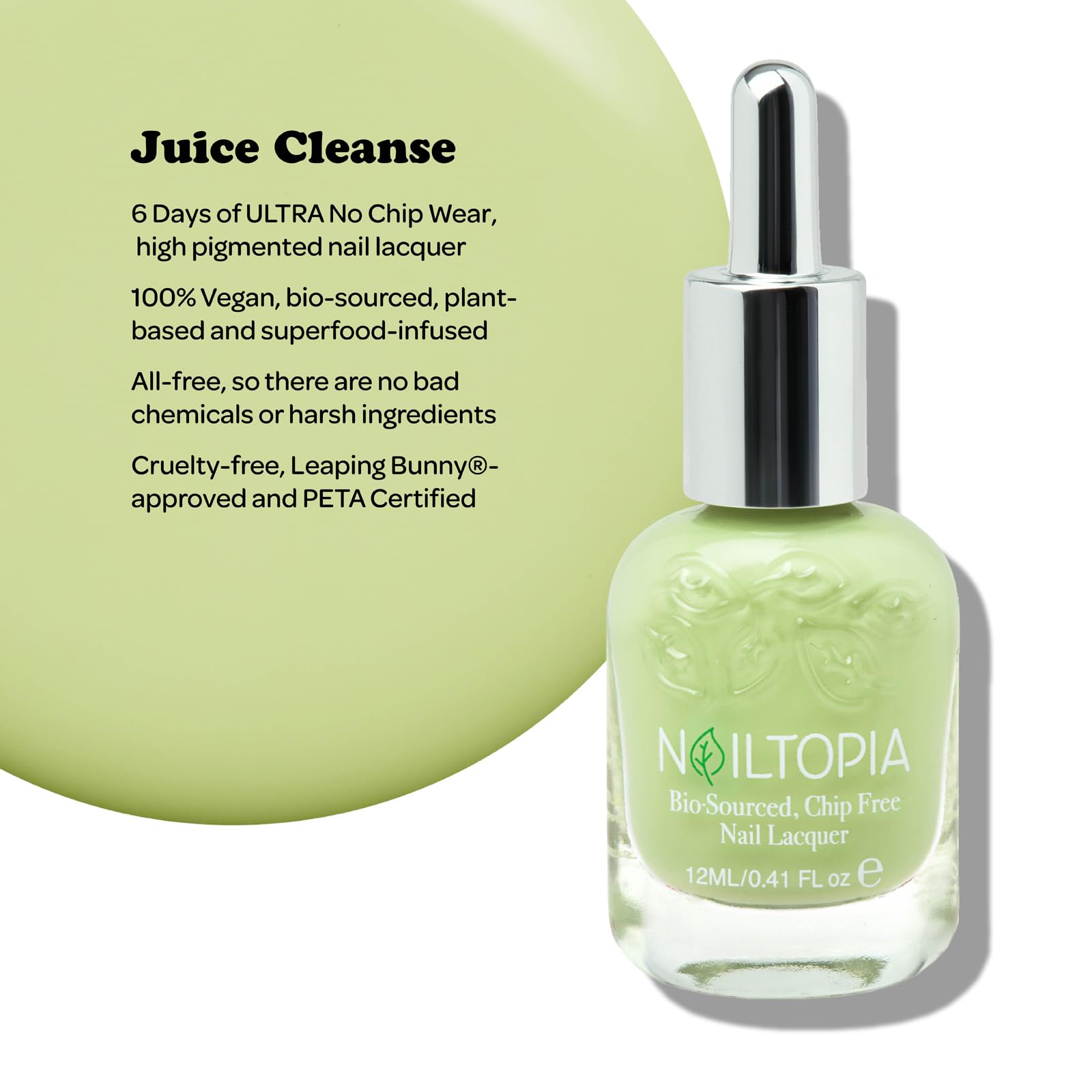 Foto 3 pulgar | Laca De Uñas Nailtopia Juice Cleanse (verde Pastel) 12 Ml - Venta Internacional.