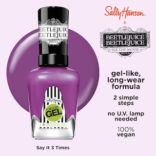 Foto 2 | Esmalte De Uñas Sally Hansen Miracle Gel™ Beetlejuice Purple - Venta Internacional.
