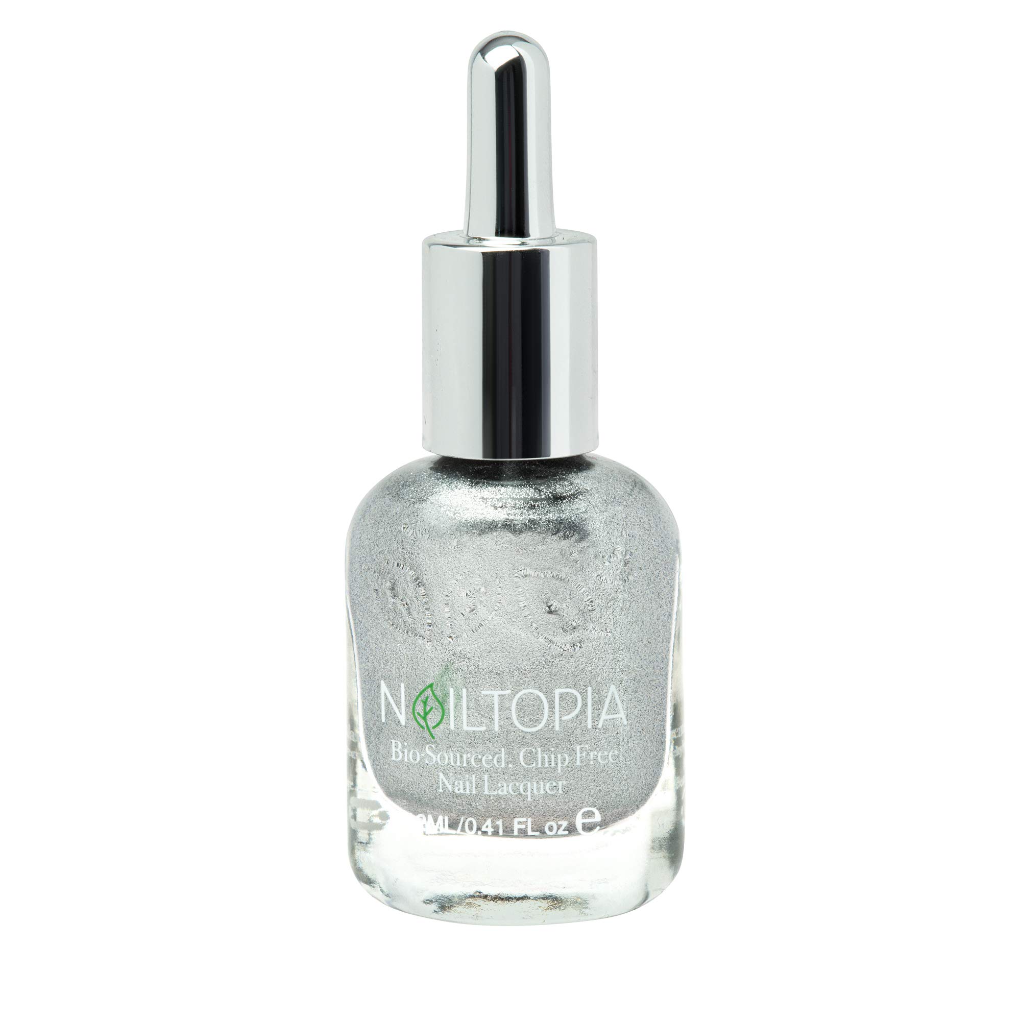 Esmalte De Uñas Nailtopia Dynasty Shimmer Silver, 12 Ml, Sin Astillas - Venta Internacional.