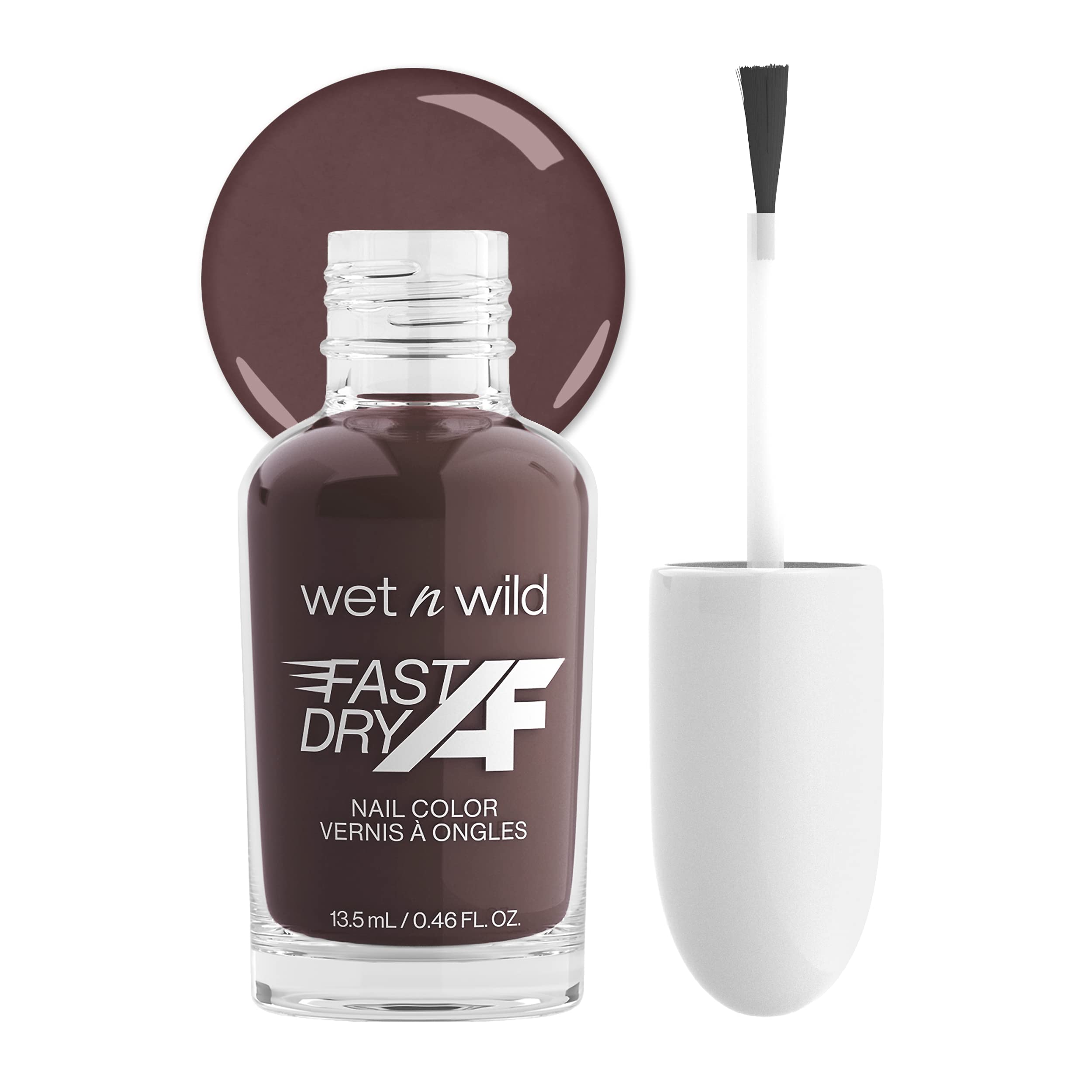 Esmalte De Uñas Wet N Wild Fast Dry Af Fall Marrón Rojizo - Venta Internacional.