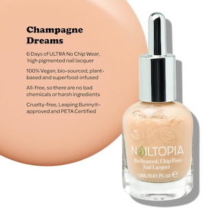 Foto 2 | Esmalte De Uñas Nailtopia A Base De Plantas, Champán Sin Astillas, 12 Ml - Venta Internacional.