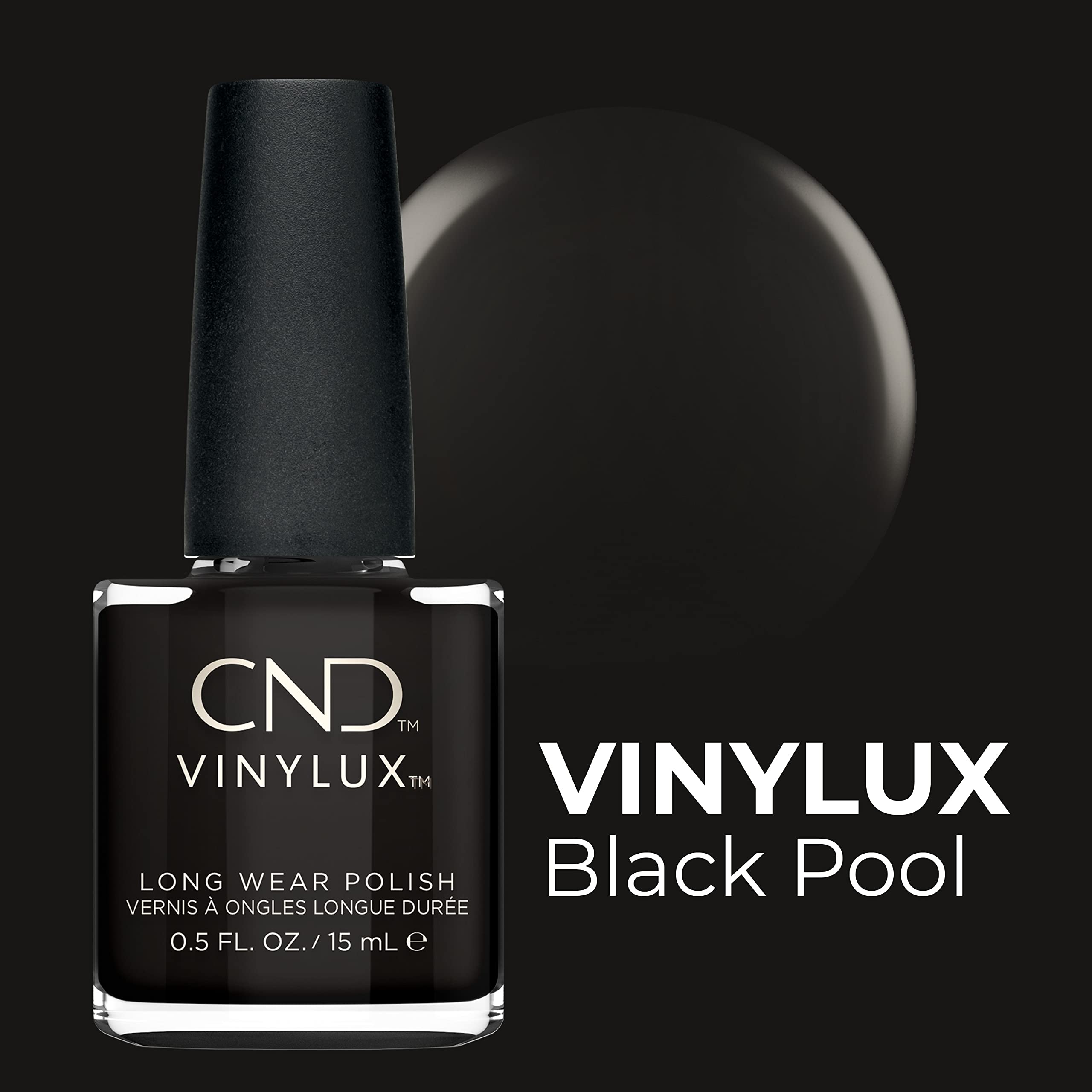 Foto 3 pulgar | Esmalte De Uñas Cnd Vinylux Longwear Gel-like Black Pool 15ml - Venta Internacional.