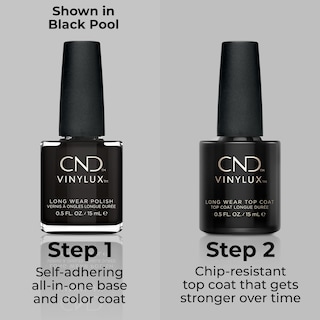 Foto 4 | Esmalte De Uñas Cnd Vinylux Longwear Gel-like Black Pool 15ml - Venta Internacional.