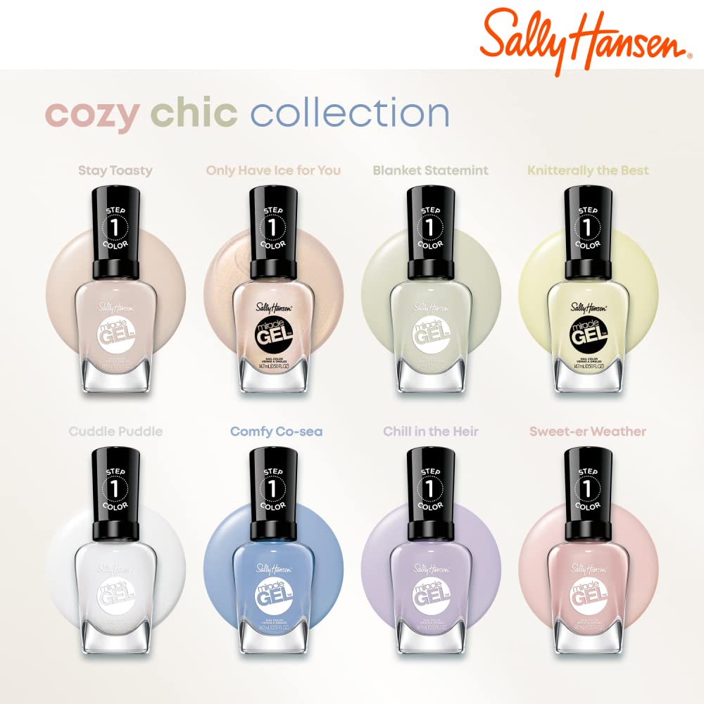 Foto 5 pulgar | Esmalte De Uñas Sally Hansen Miracle Gel™ Cozy Chic Yellow - Venta Internacional.