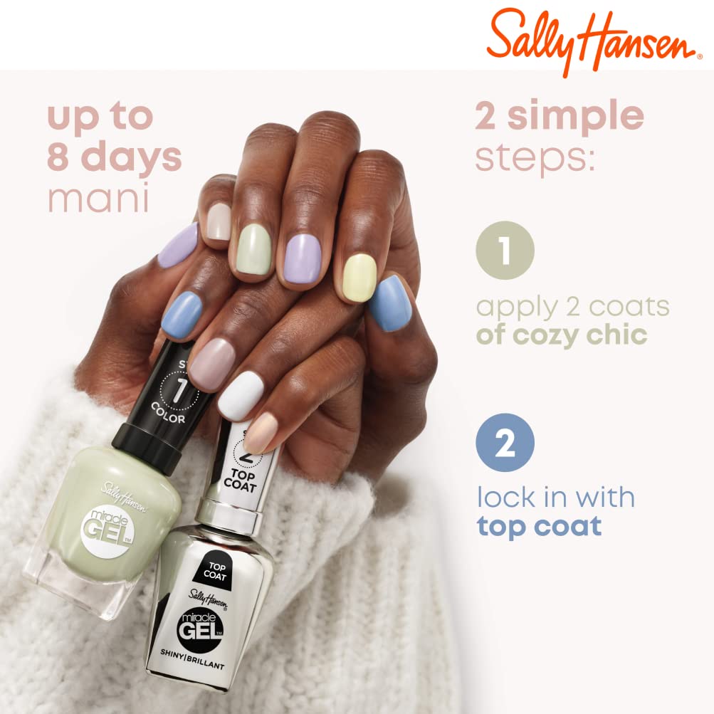 Foto 6 pulgar | Esmalte De Uñas Sally Hansen Miracle Gel™ Cozy Chic Yellow - Venta Internacional.
