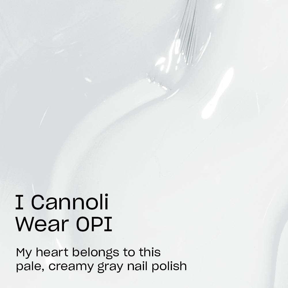 Foto 4 pulgar | Esmalte De Uñas Opi Nail Lacquer I Cannoli Wear Opi Soft Gray - Venta Internacional.