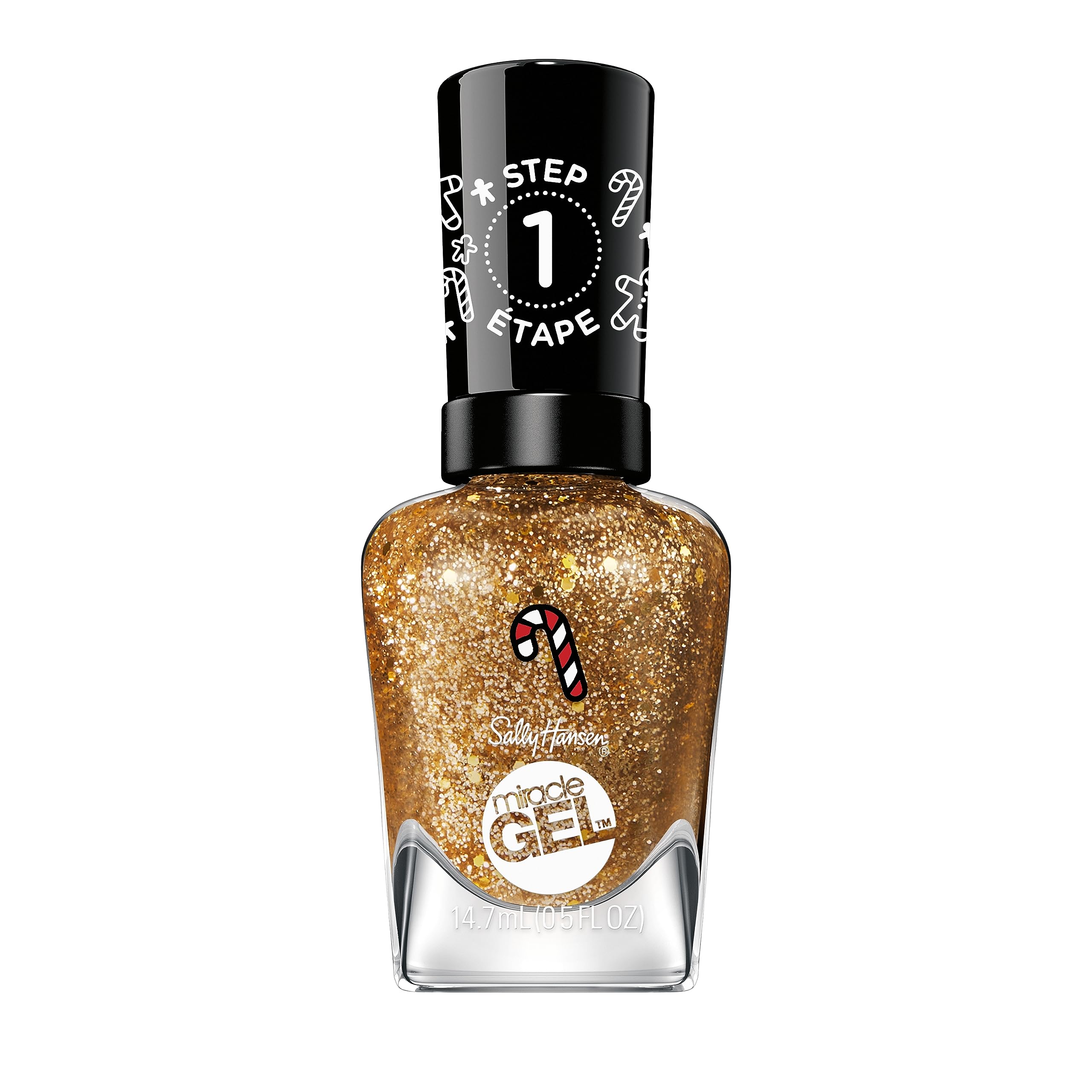 Esmalte De Uñas Sally Hansen Miracle Gel™ Holiday Gold Glitter - Venta Internacional.