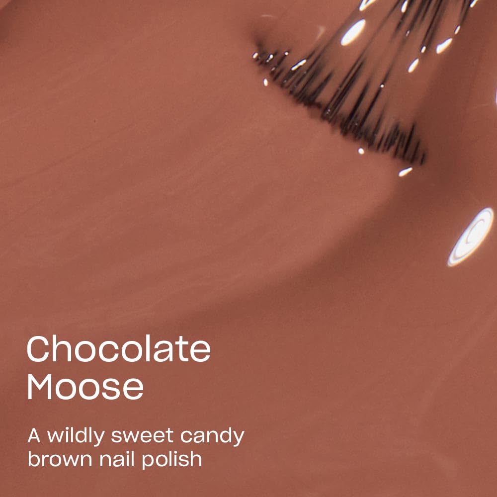 Foto 4 pulgar | Esmalte De Uñas Opi Nail Lacquer Chocolate Moose Dark Brown - Venta Internacional.