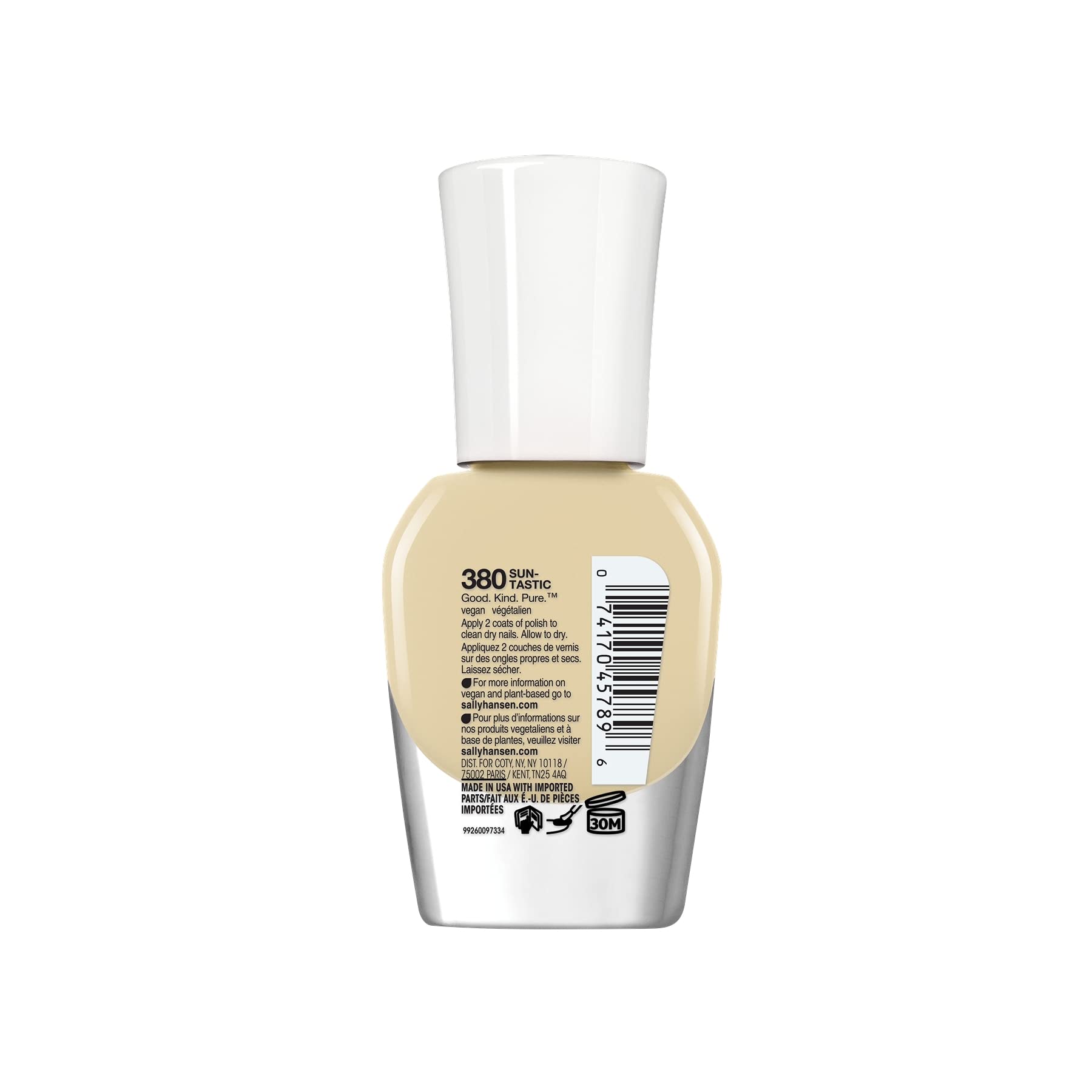 Foto 7 | Esmalte De Uñas Sally Hansen Good. Amable. Sun-tastic Vegano Puro - Venta Internacional.