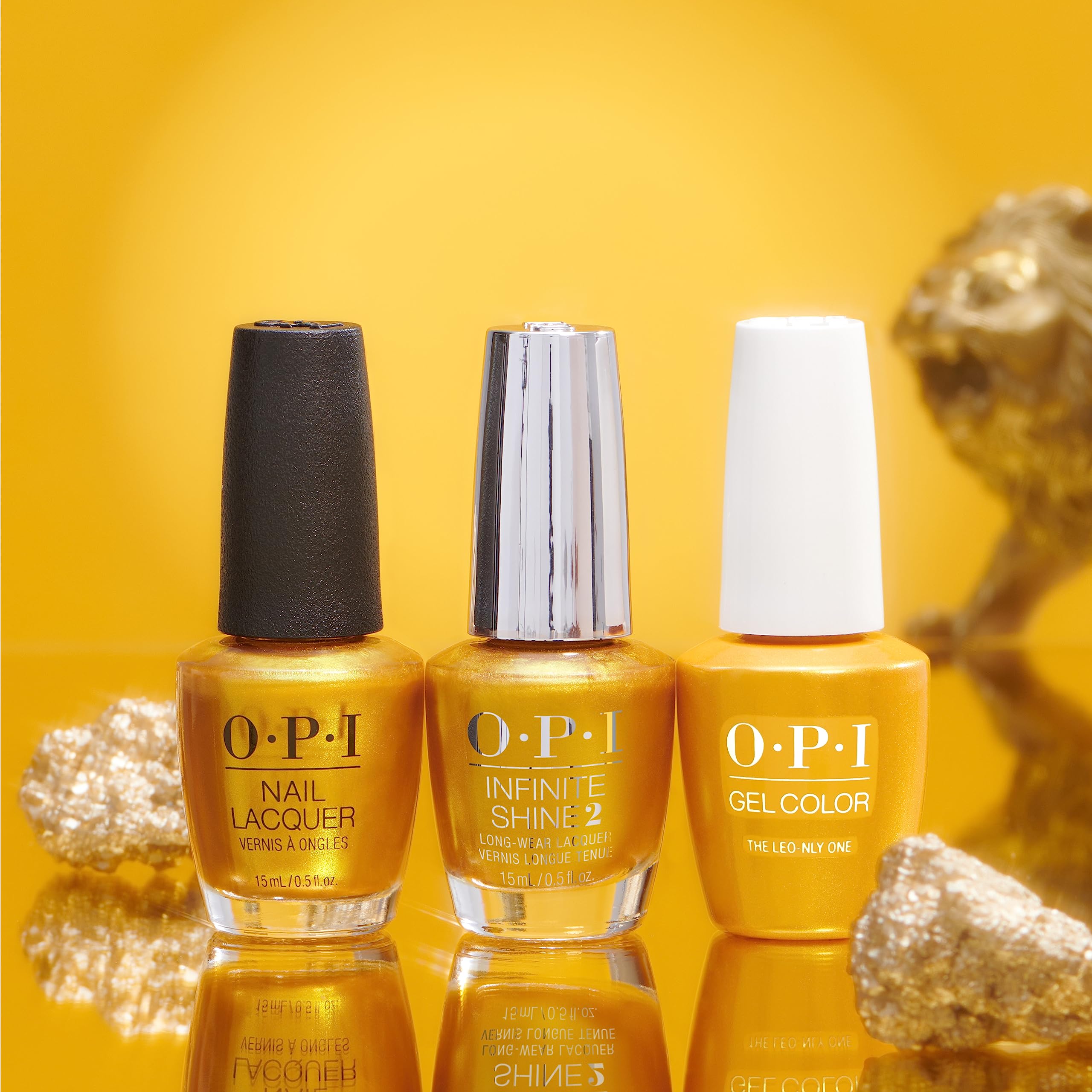 Foto 7 | Esmalte De Uñas Opi Infinite Shine Gold, 15 Ml, Resistente A Las Roturas - Venta Internacional.