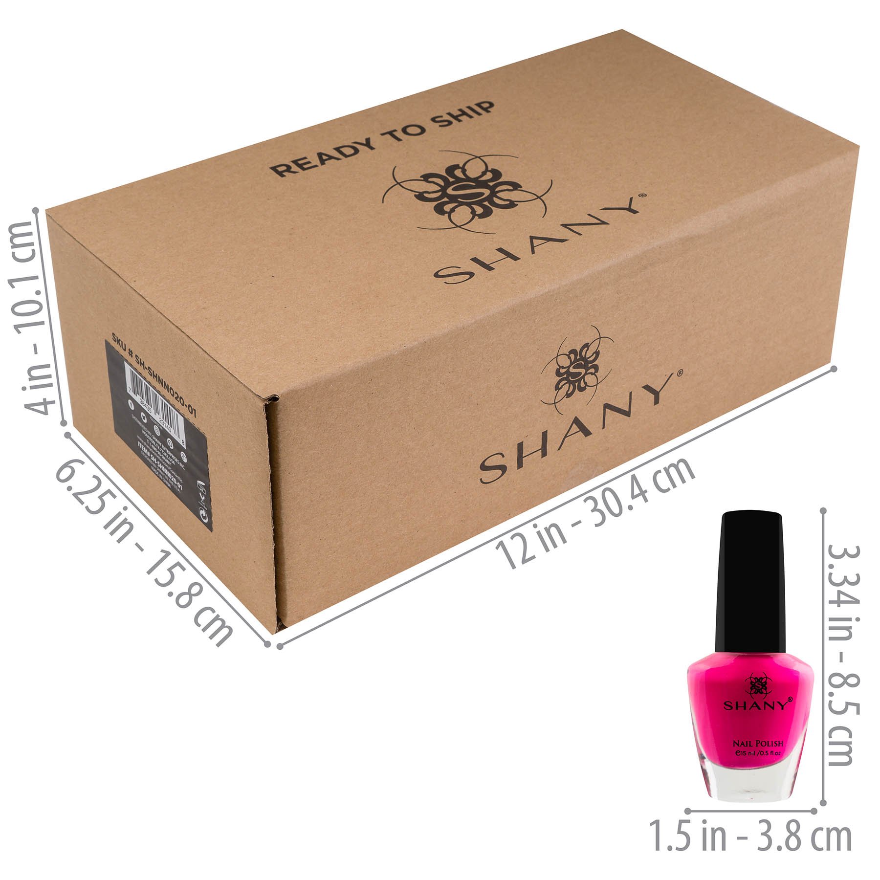 Foto 5 pulgar | Set De Esmaltes De Uñas Shany Cosmopolitan, 24 Colores, 15 Ml, Secado Rápido - Venta Internacional.