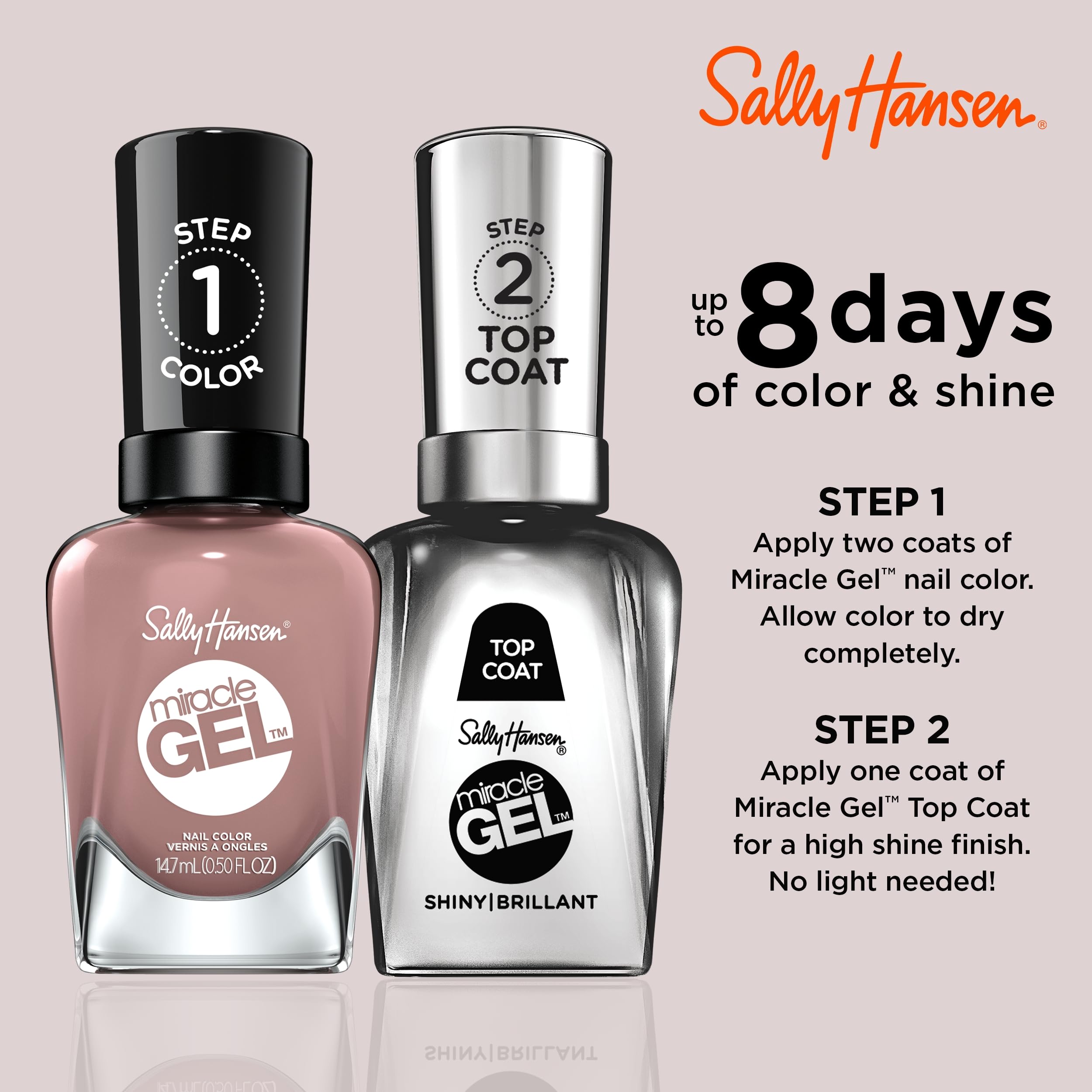 Foto 5 | Esmalte De Uñas Sally Hansen Miracle Gel™ Love Me Lilac Pink - Venta Internacional.