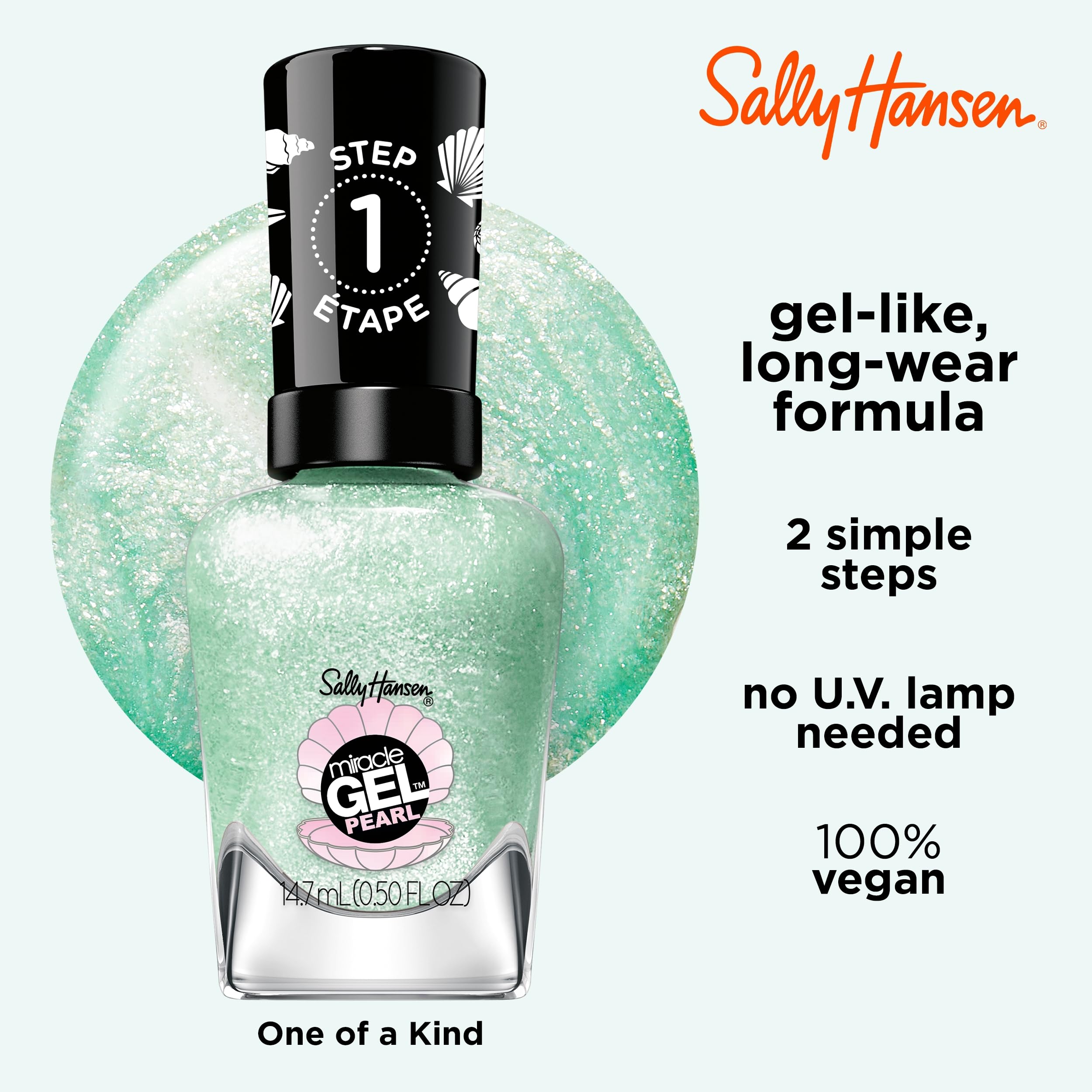 Foto 3 pulgar | Esmalte De Uñas Sally Hansen Miracle Gel™ Pearls Under The Sea - Venta Internacional.
