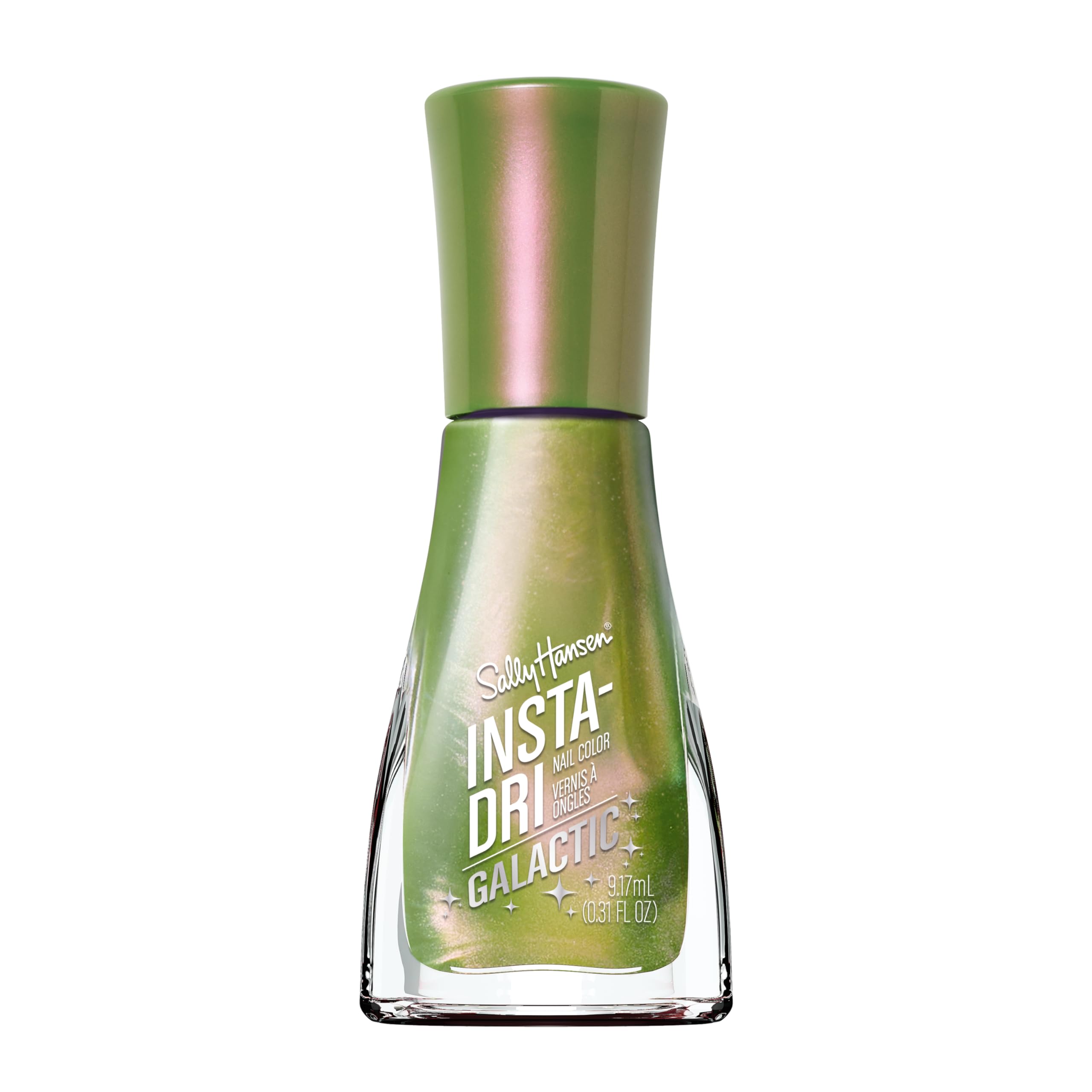 Esmalte De Uñas Sally Hansen Insta-dri  Galactic Metallic Green - Venta Internacional.