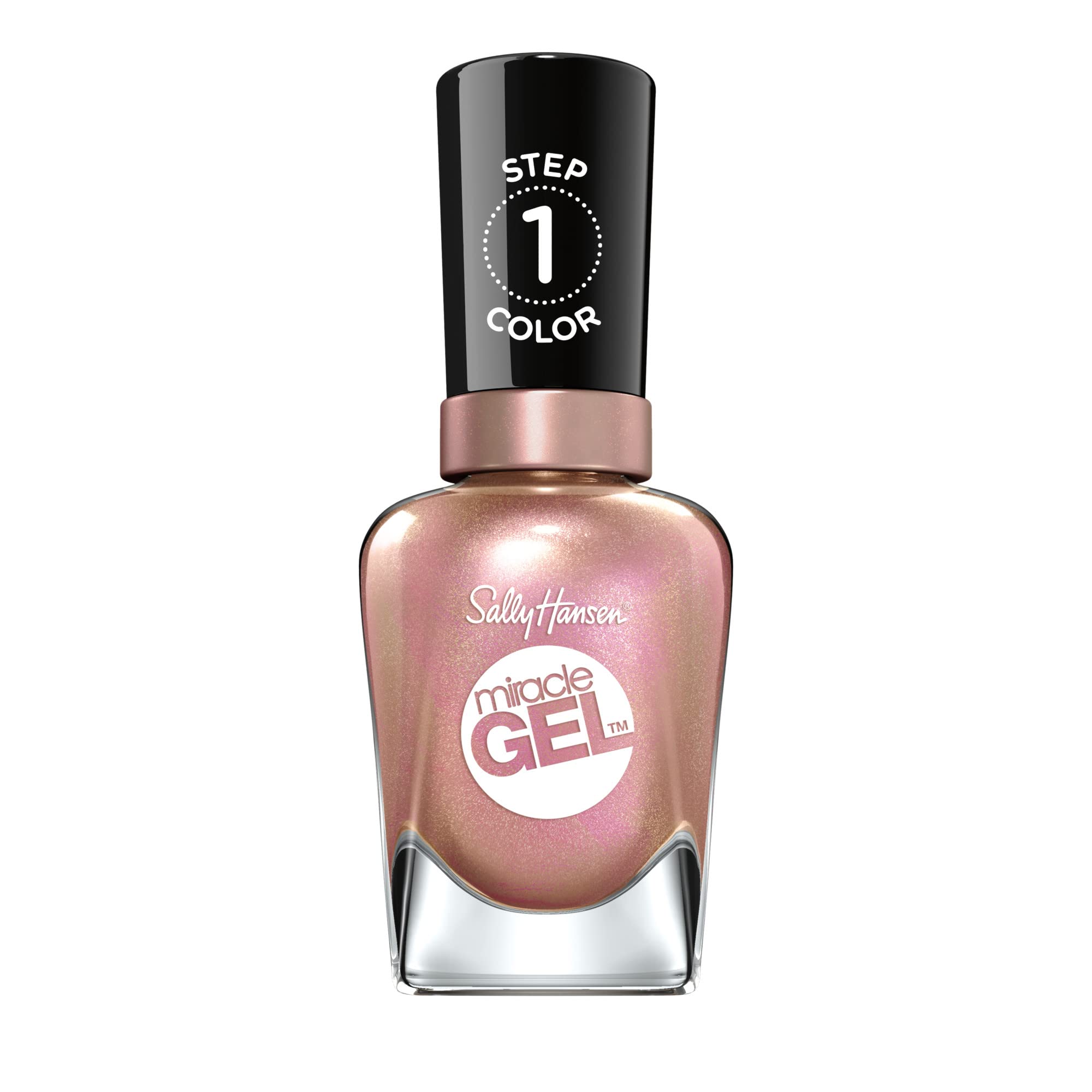 Foto 2 pulgar | Esmalte De Uñas Sally Hansen Miracle Gel™ Shhhh Immer Pink Glitter - Venta Internacional.