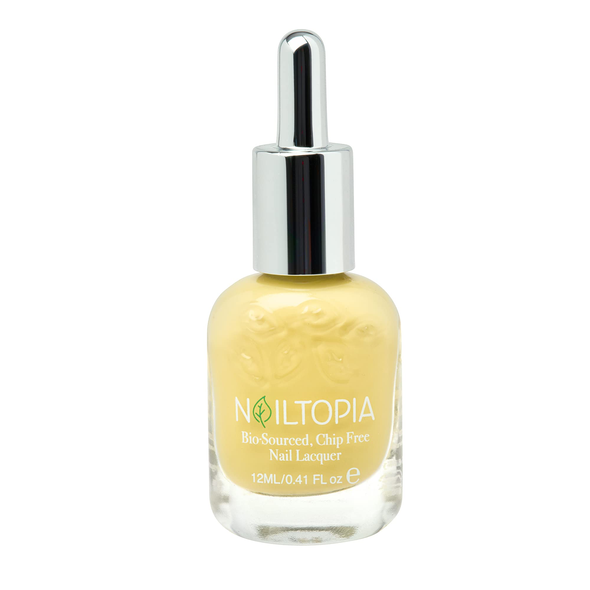 Esmalte De Uñas Nailtopia De Base Vegetal, Amarillo Suave, 12 Ml - Venta Internacional.