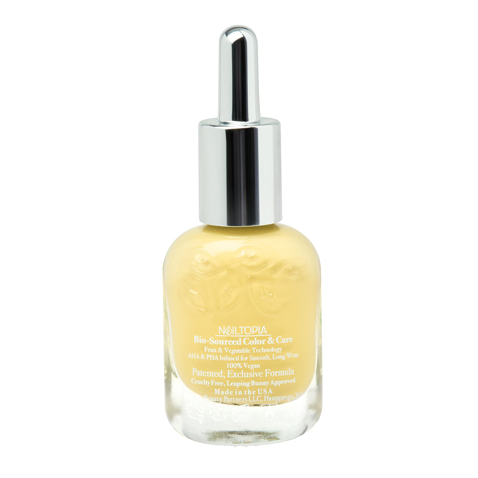 Foto 3 pulgar | Esmalte De Uñas Nailtopia De Base Vegetal, Amarillo Suave, 12 Ml - Venta Internacional.