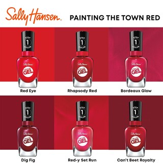 Foto 6 | Esmalte De Uñas Sally Hansen Miracle Gel™ Rhapsody Red - Venta Internacional.