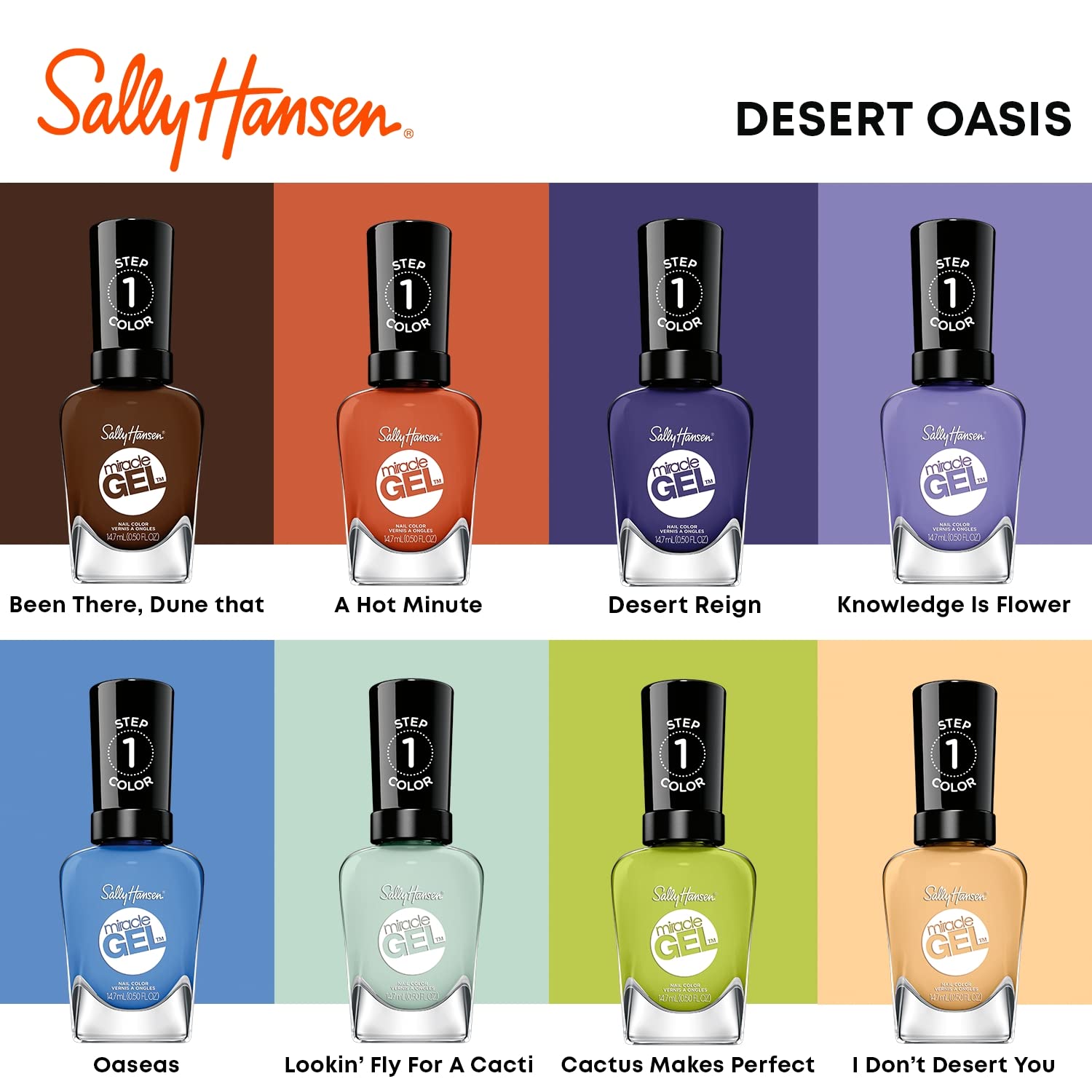 Foto 8 pulgar | Esmalte De Uñas Sally Hansen Miracle Gel™ I Don't Desert You - Venta Internacional.