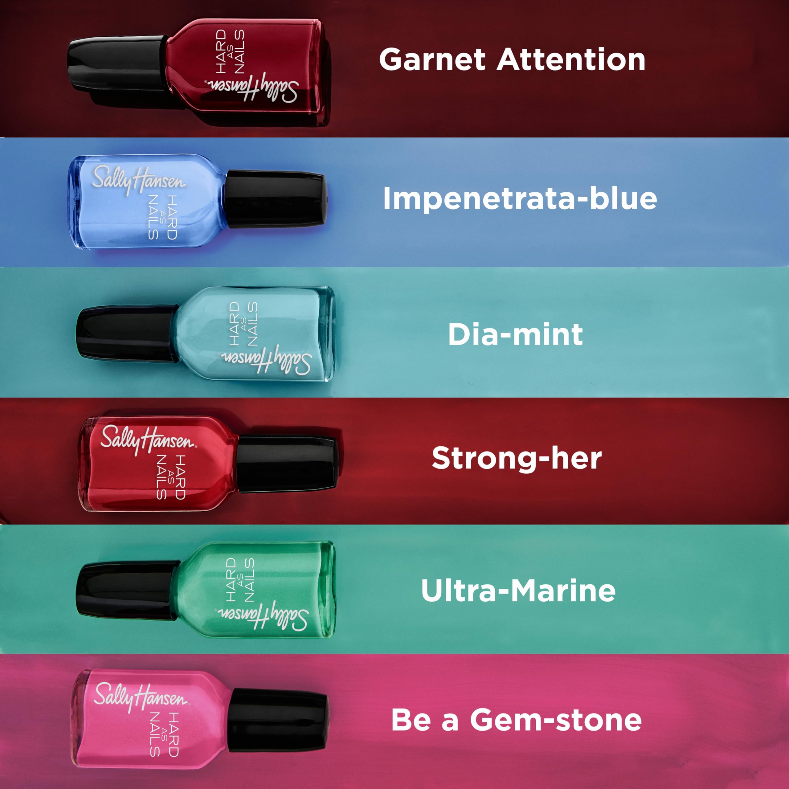 Foto 5 pulgar | Esmalte De Uñas Sally Hansen Hard As Nails Walk The Plank, 13,3 Ml - Venta Internacional.