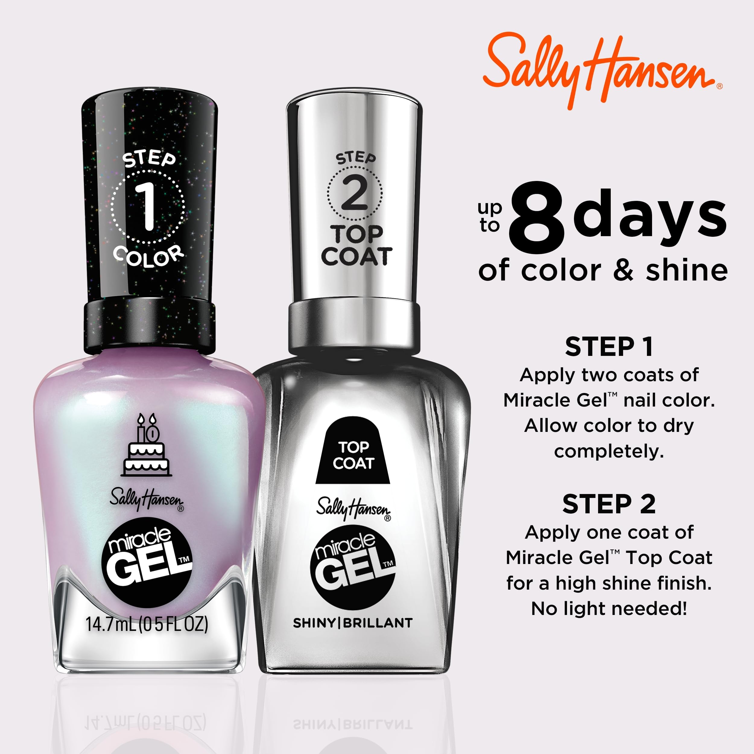 Foto 6 | Esmalte De Uñas Sally Hansen Miracle Gel One Gel Of A Party - Venta Internacional.