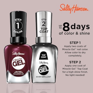 Foto 5 | Esmalte De Uñas Sally Hansen Miracle Gel™ Wine Stock Red - Venta Internacional.