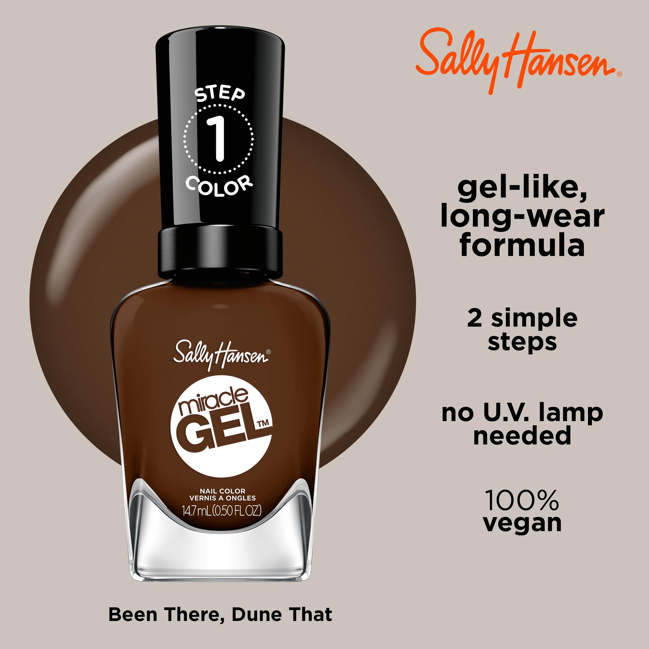 Foto 5 pulgar | Esmalte De Uñas Sally Hansen Miracle Gel™ Been There, Dune That - Venta Internacional.