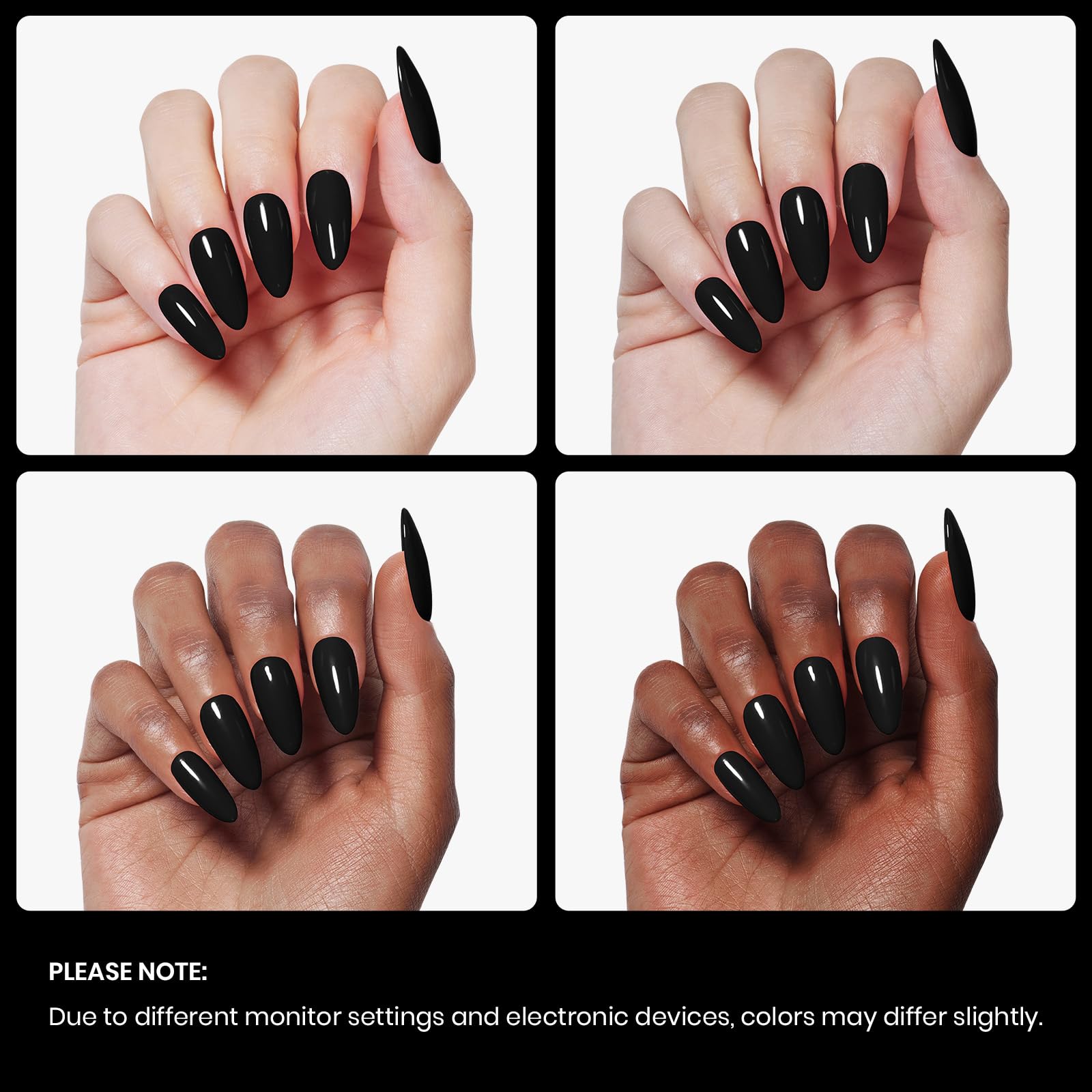 Foto 6 pulgar | Esmalte De Uñas En Gel Beetles Audrey Black Color 15 Ml Soak Off - Venta Internacional.