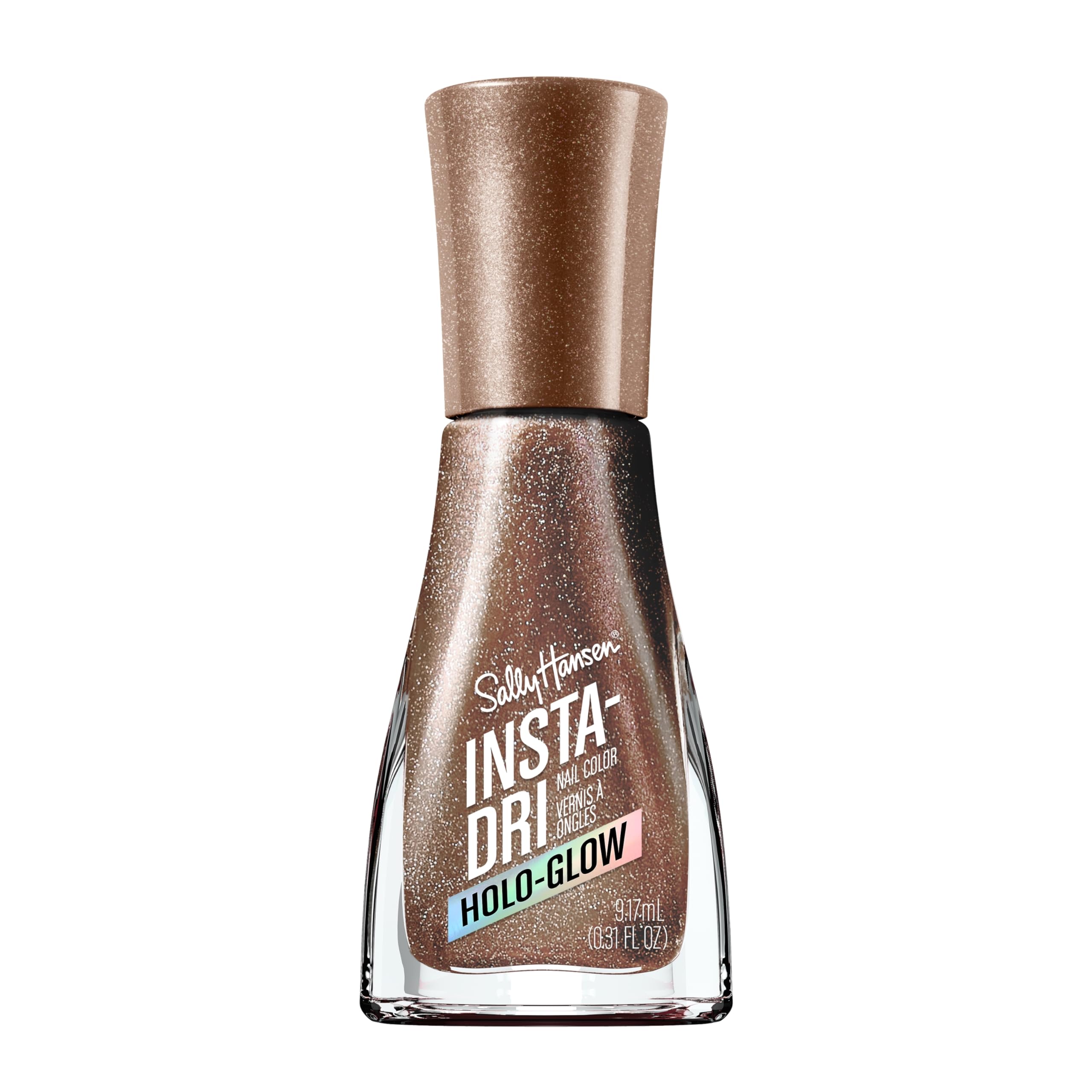 Foto 2 pulgar | Esmalte De Uñas Sally Hansen Insta-dri  Holo-glow Metallic Brown - Venta Internacional.