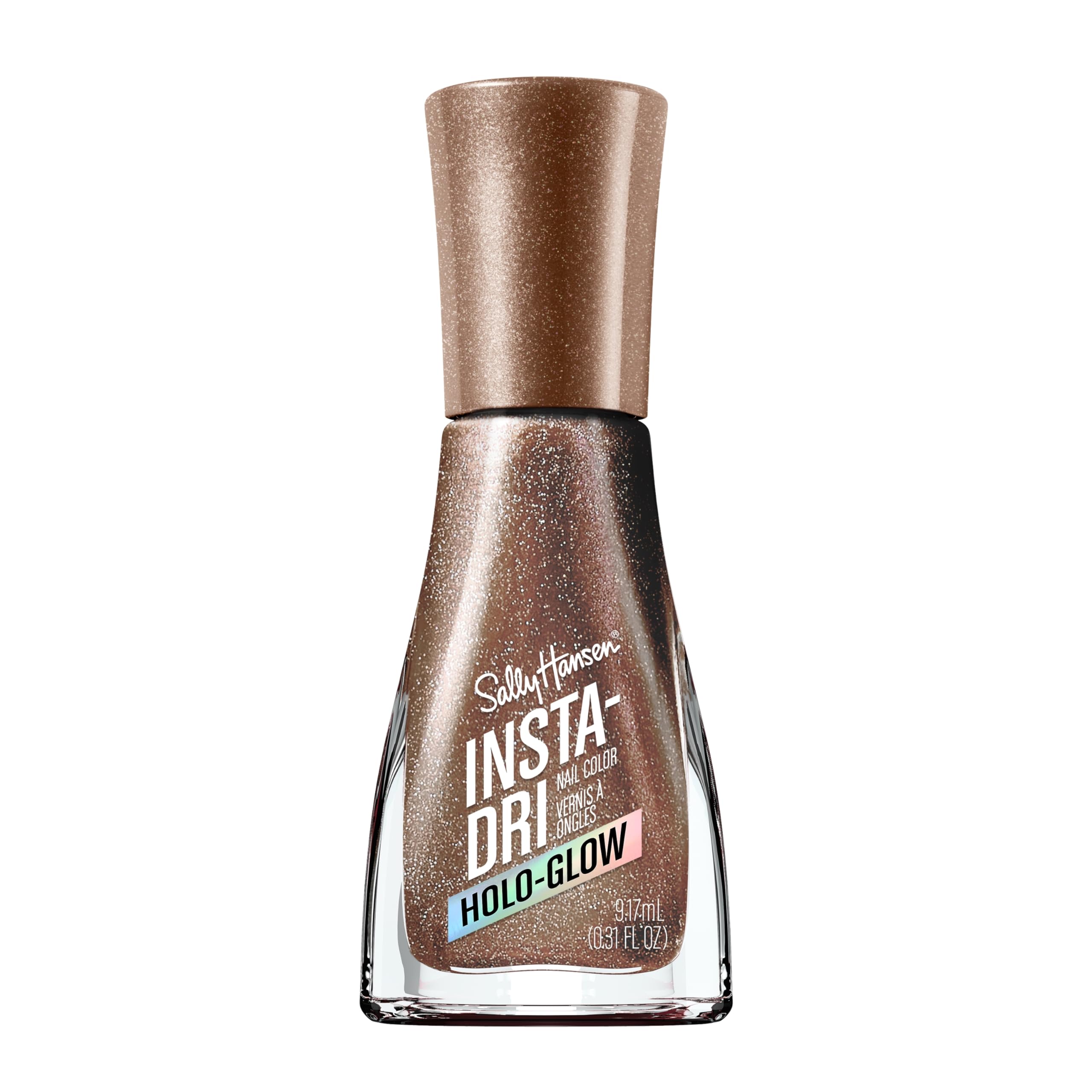 Esmalte De Uñas Sally Hansen Insta-dri  Holo-glow Metallic Brown - Venta Internacional.