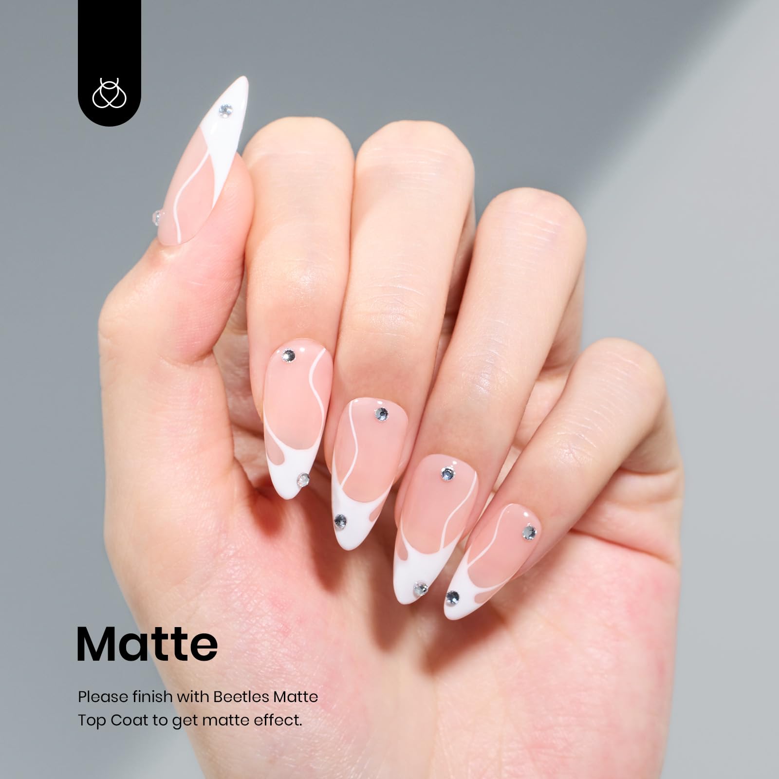 Foto 4 | Esmalte De Uñas En Gel Beetles, Color Blanco, 15 Ml, Soak Off - Venta Internacional.