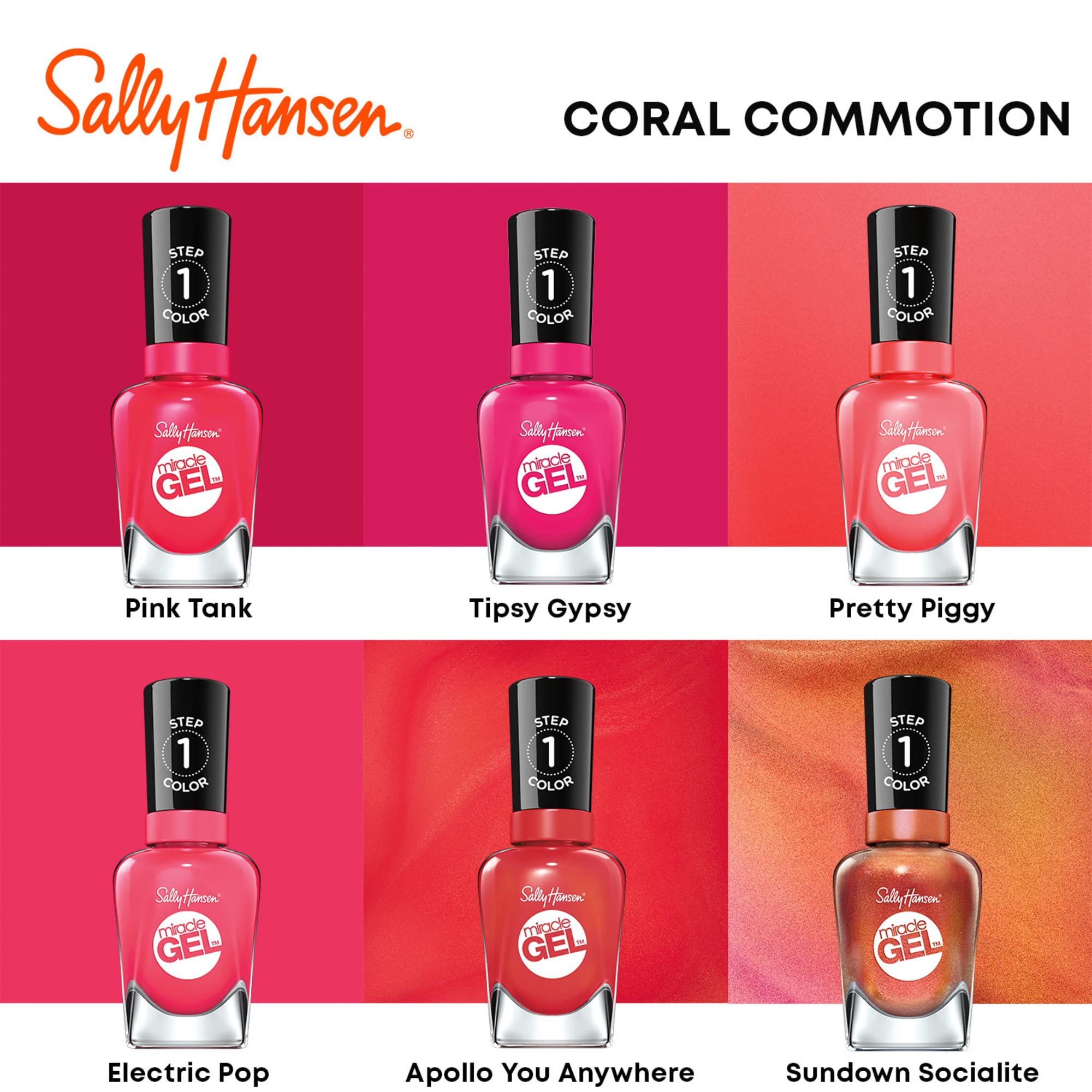 Foto 4 | Esmalte De Uñas Sally Hansen Miracle Gel™ Frill Seeker Pink - Venta Internacional.