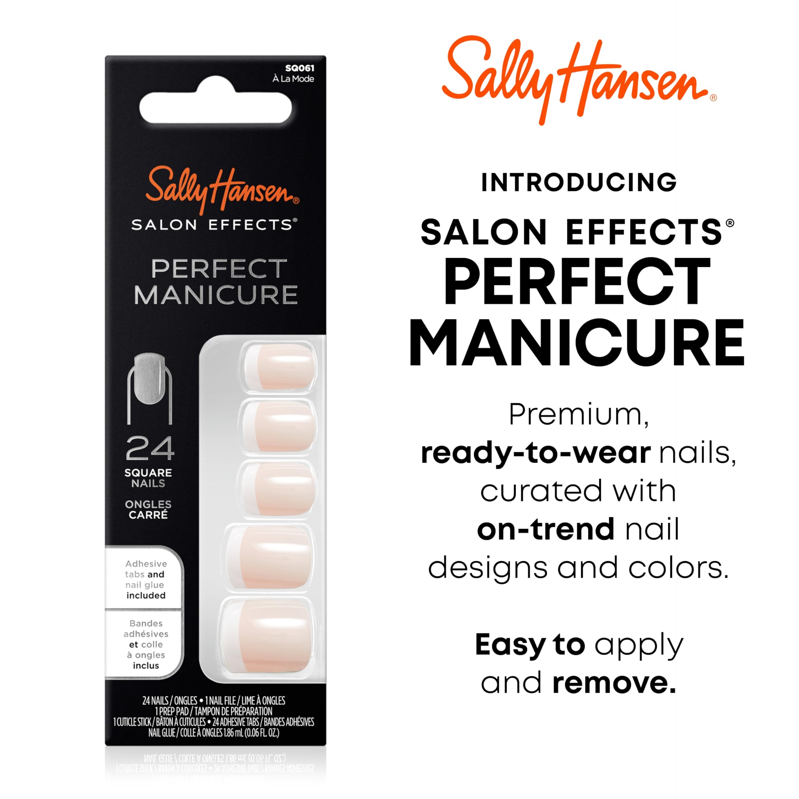 Foto 4 | Press On Nails Sally Hansen Salon Effects Perfect Manicure - Venta Internacional.