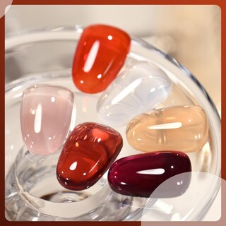 Foto 6 | Set De Esmaltes De Uñas En Gel Gaoy Jelly Brown, 6 Colores, 6,5 Ml, Para Salón, Bricolaje - Venta Internacional.