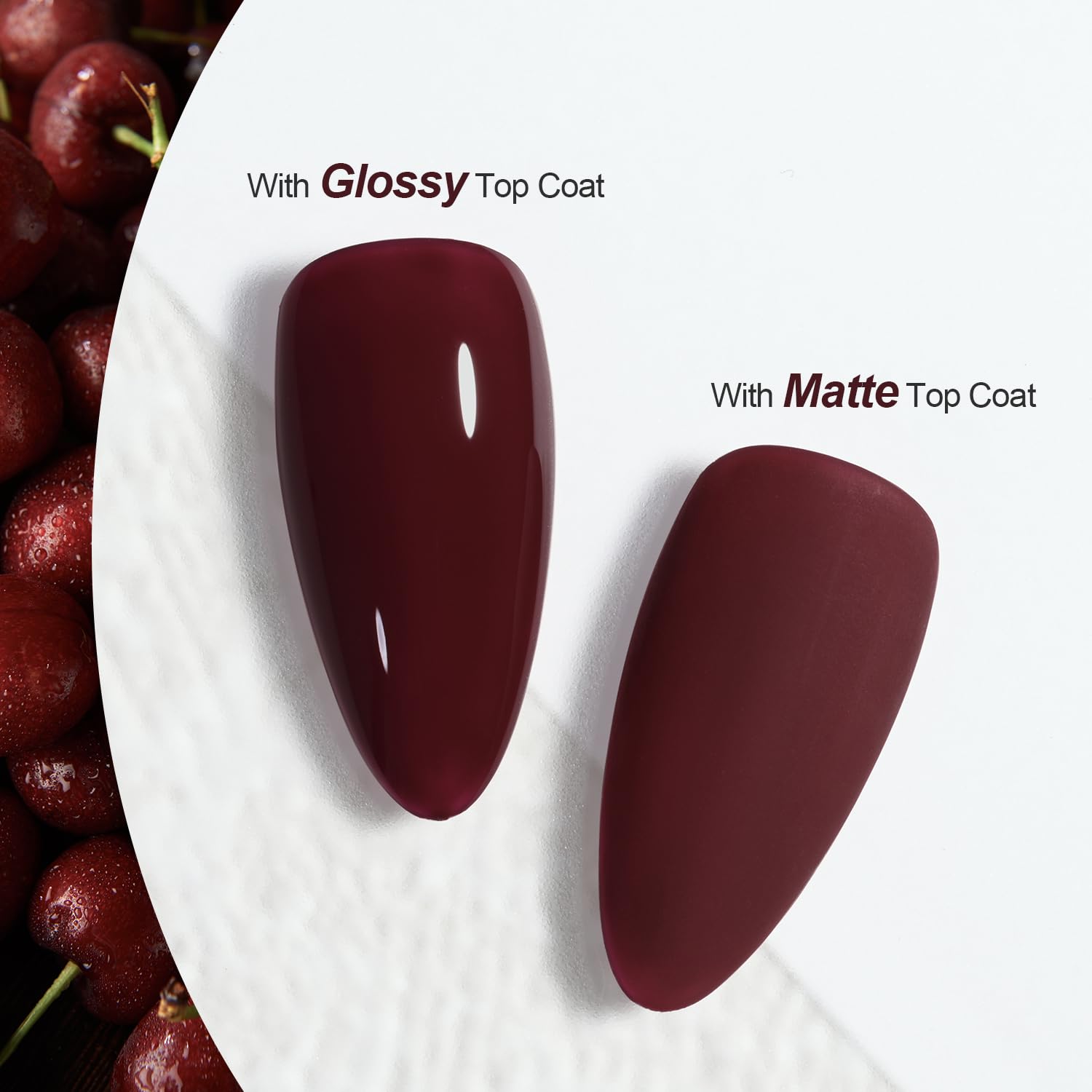 Foto 2 | Esmalte De Uñas En Gel Gaoy Red, 16 Ml, Soak Off Uv Light 1149 Cherry - Venta Internacional.